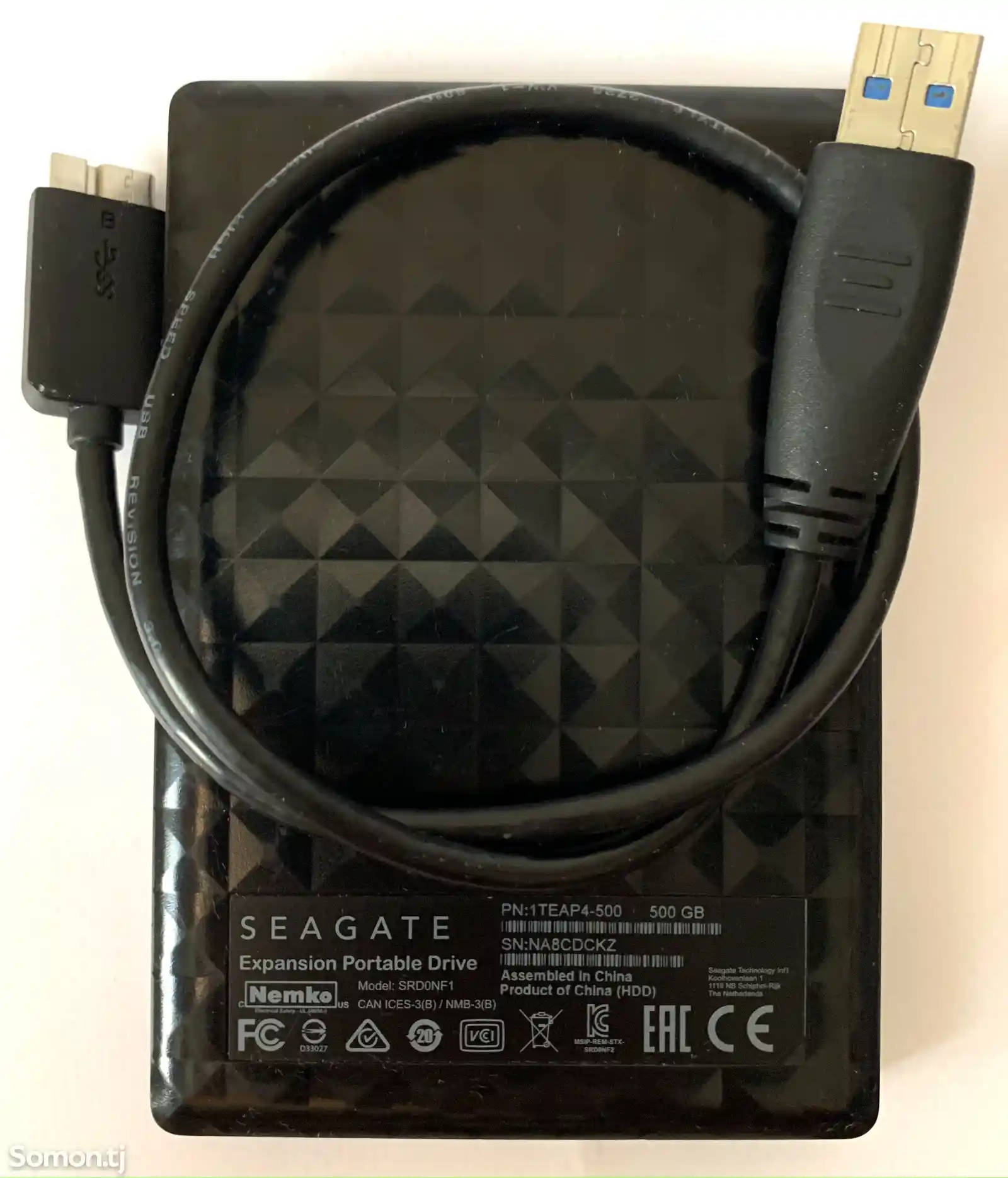 Внешний жесткий диск Seagate Expansion, 500Gb, USB 3.0-1