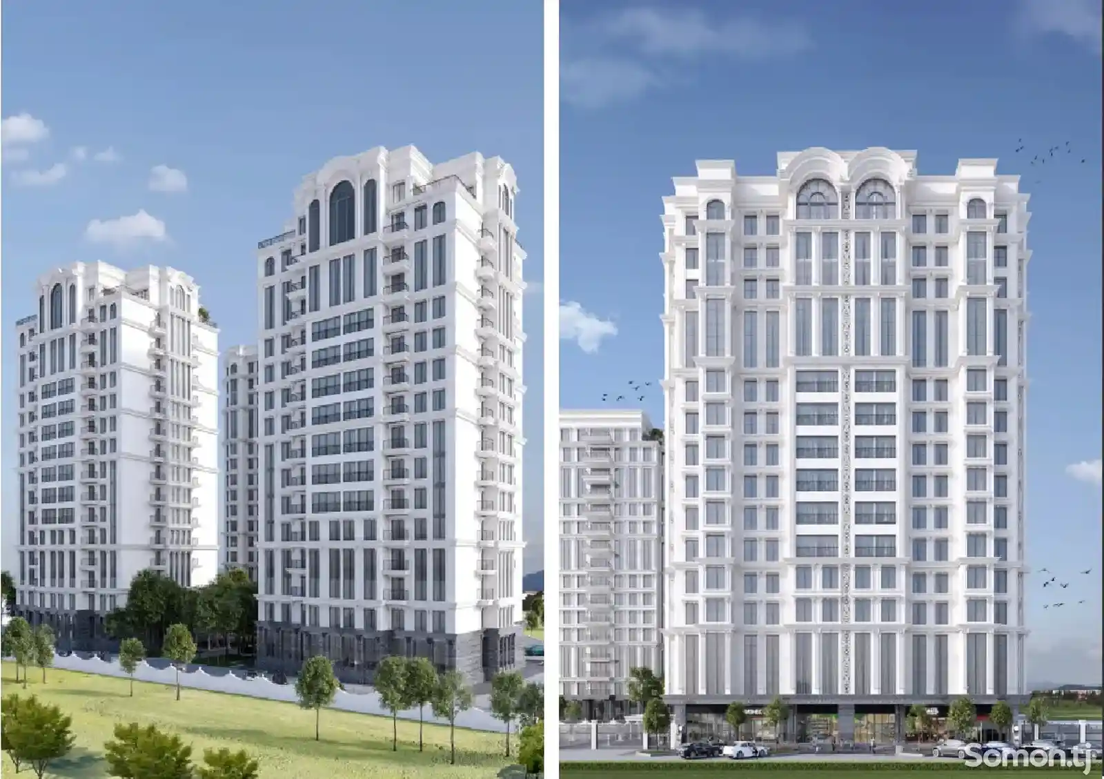 3-комн. квартира, 12 этаж, 101 м², Шохмансур-4