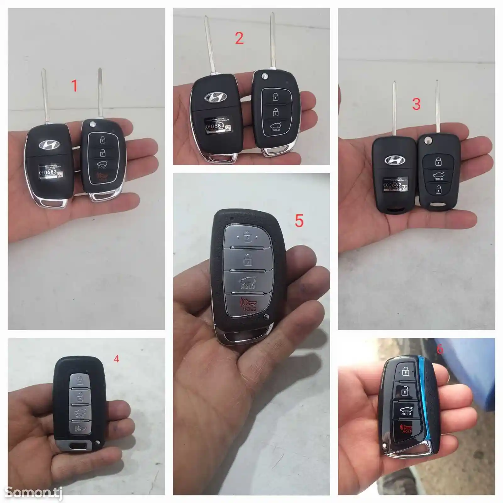 Корпус ключи для Hyundai & Kia-1