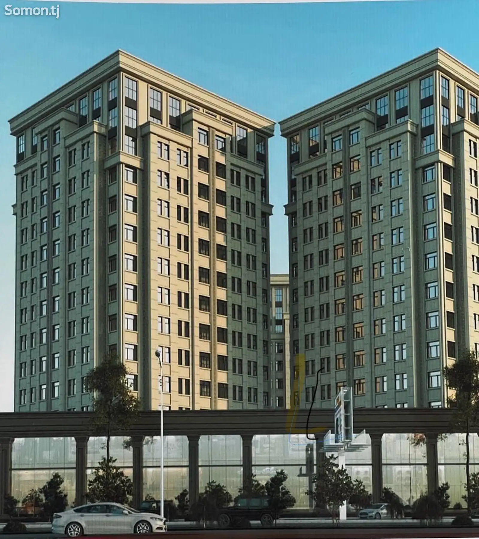 3-комн. квартира, 3 этаж, 78 м², 112 мкр-1