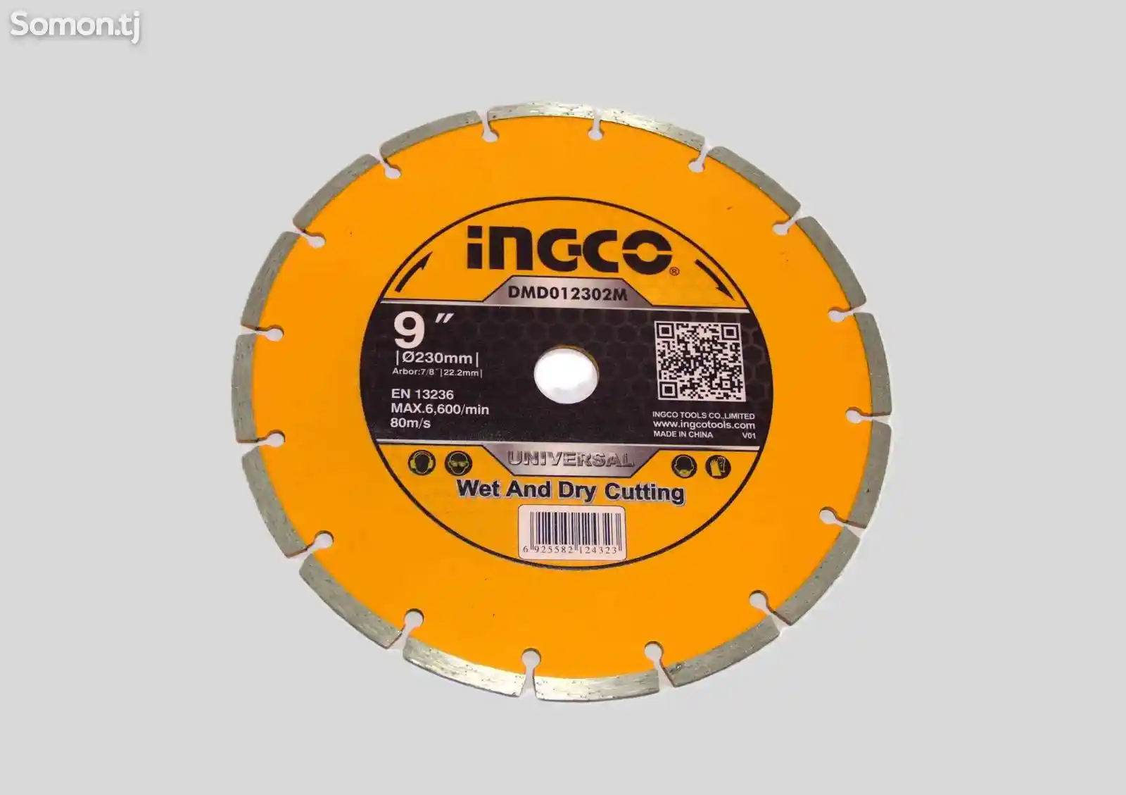 Алмазный диск Ingco 230мм DMD012302M