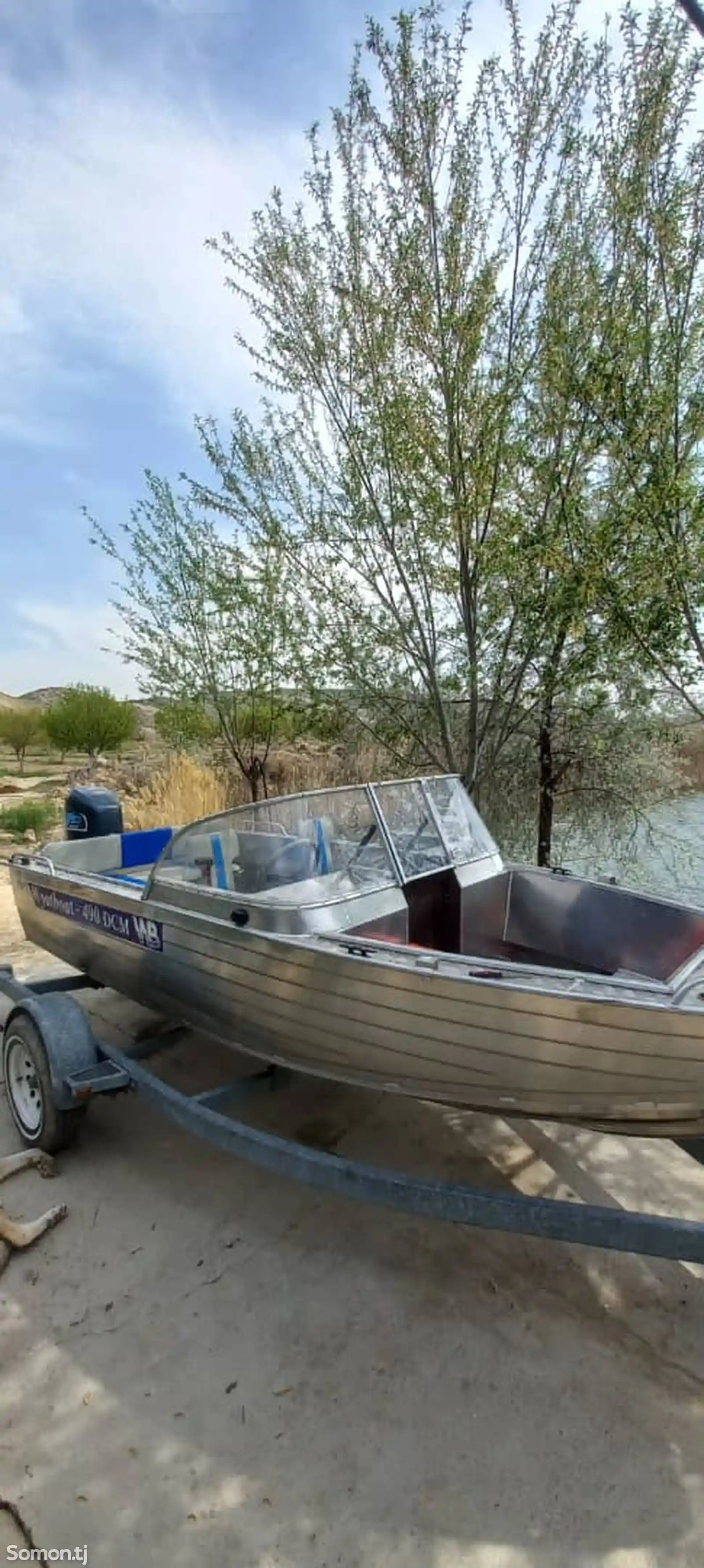 Лодка white boat алюминевый-1