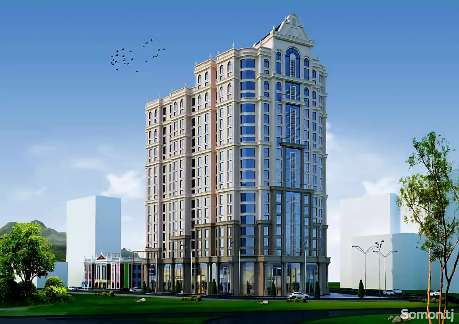 2-комн. квартира, 4 этаж, 90 м², Гардиши Товус - спуск Карамова-2