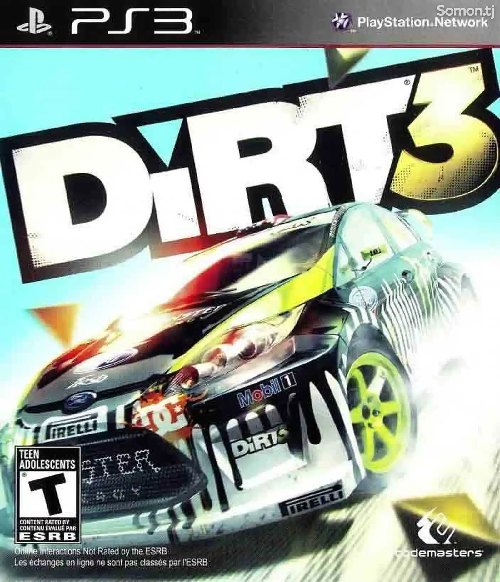 Игра Dirt 3 на всех моделей Play Station-3