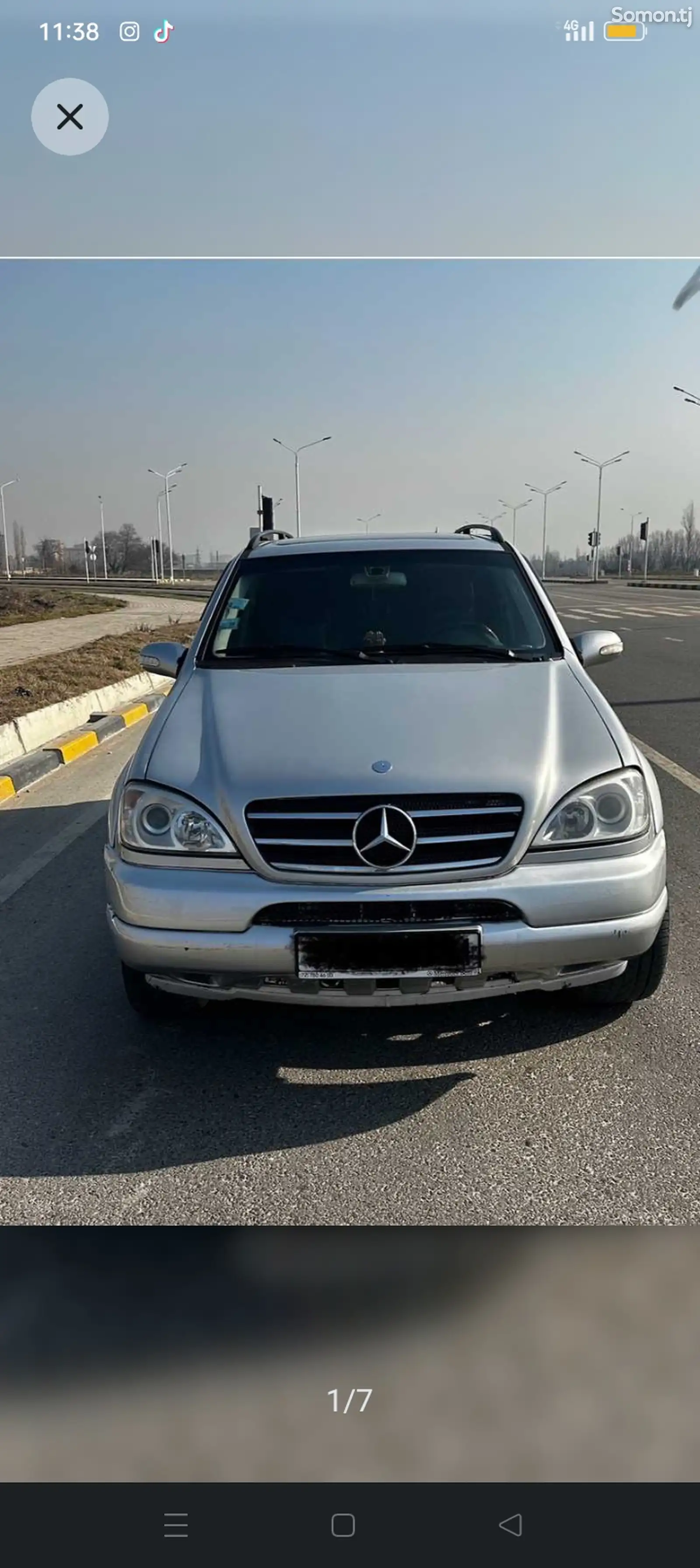 Mercedes-Benz ML class, 2000 на запчасти