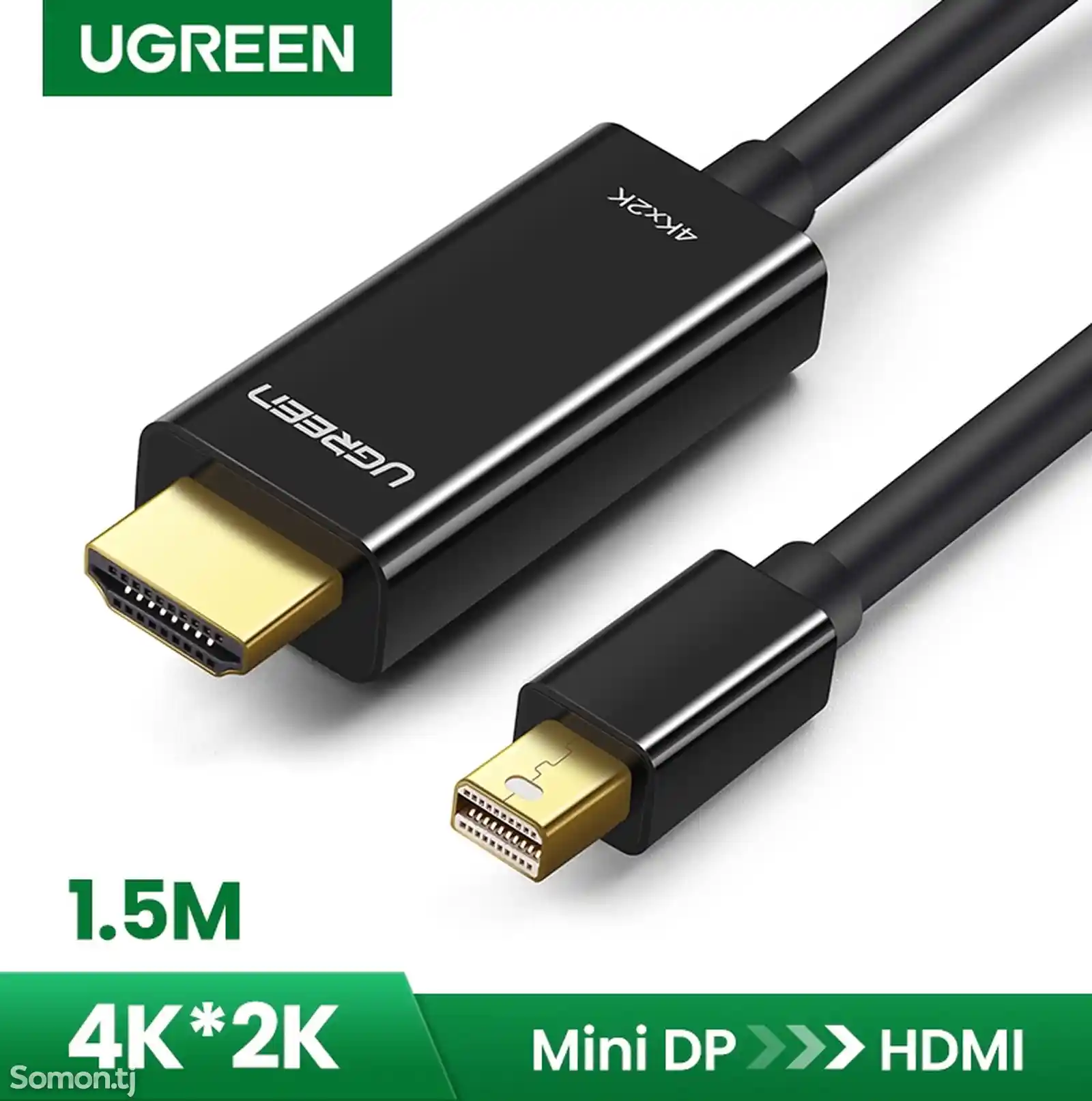 Кабель Mini DP to HDMI 4k-2