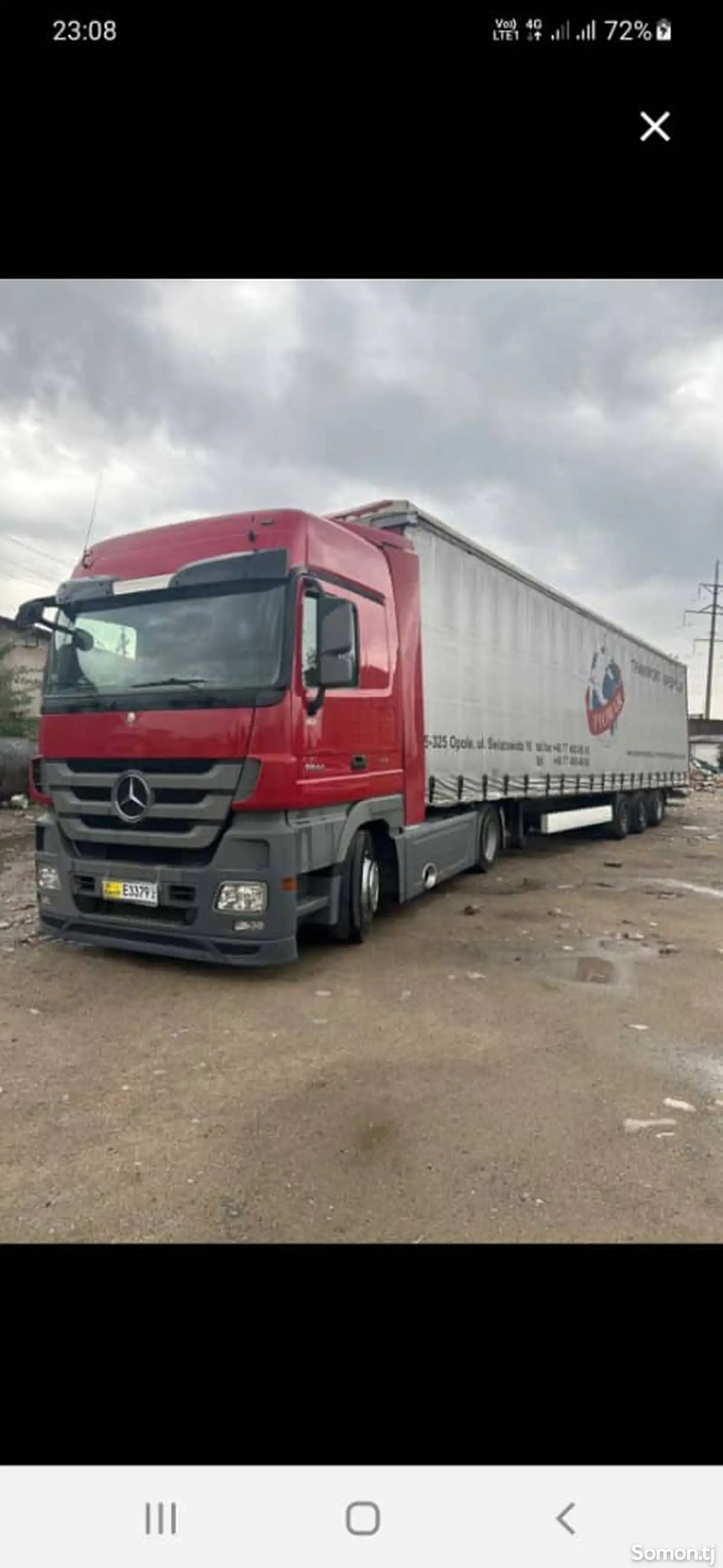 Бортовой грузовик Mercedes-Benz Actros, 2012-1