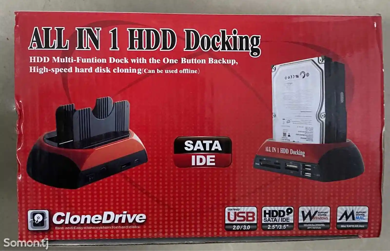 Док-станция для HDD 2.5/3.5mm-3