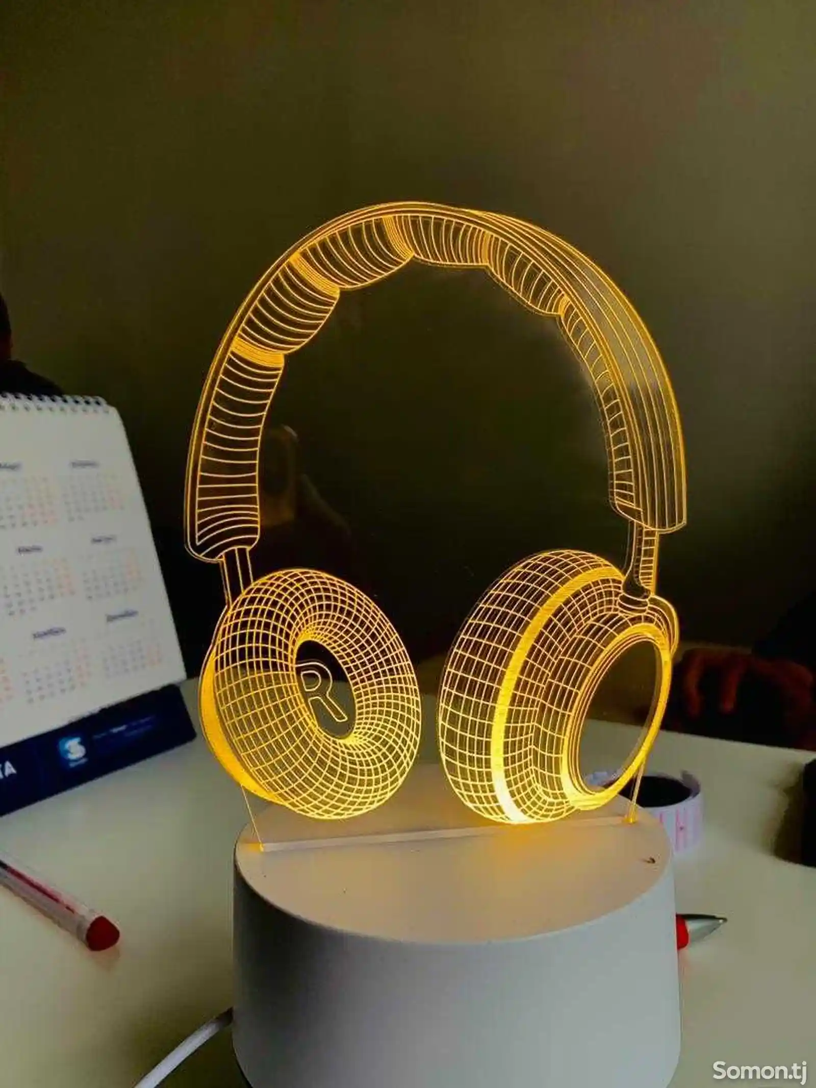 Ночник 3D светодиодная лампа для комнаты-3