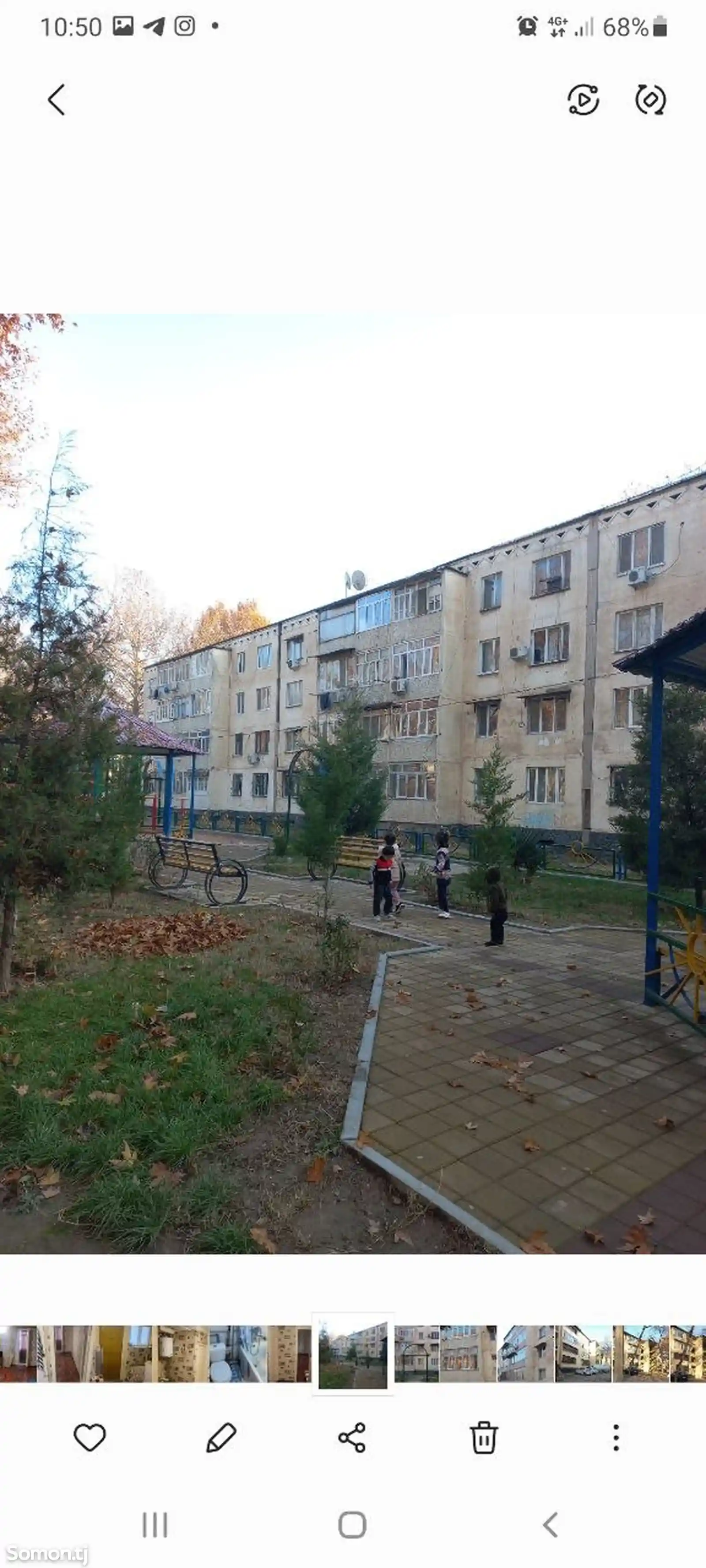 1-комн. квартира, 1 этаж, 30 м², шохмансур-5