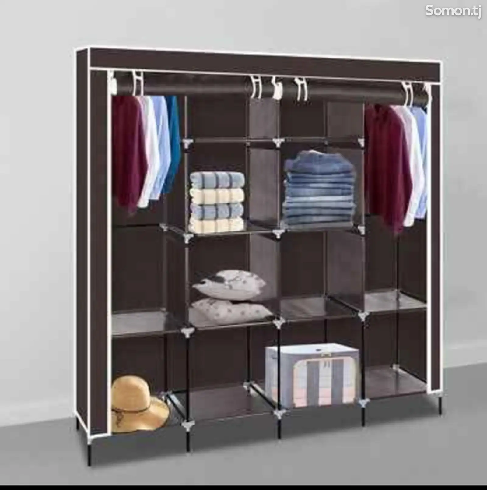 Мобильный тканевый шкаф Storage Wardrobe-1