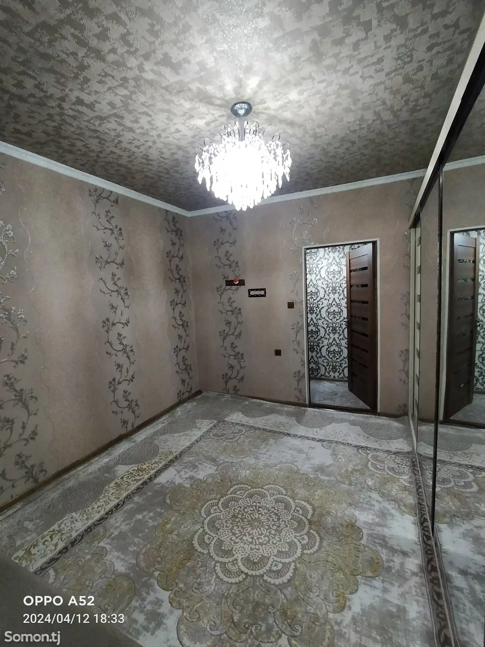 3-комн. квартира, 2 этаж, 49 м², н.Рудаки-10