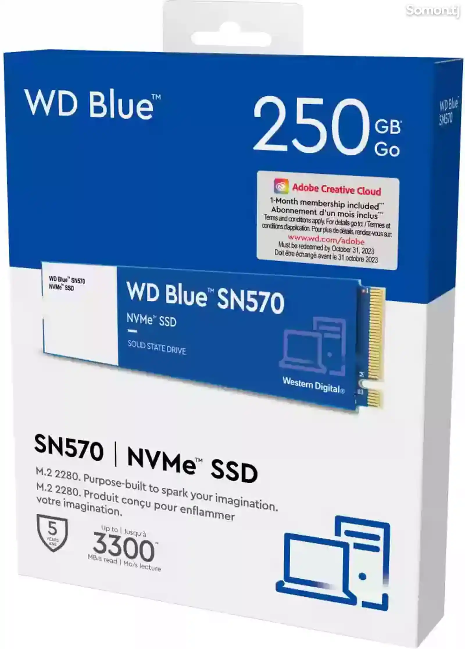 SSD накопитель WD blue nvme 250gb-1