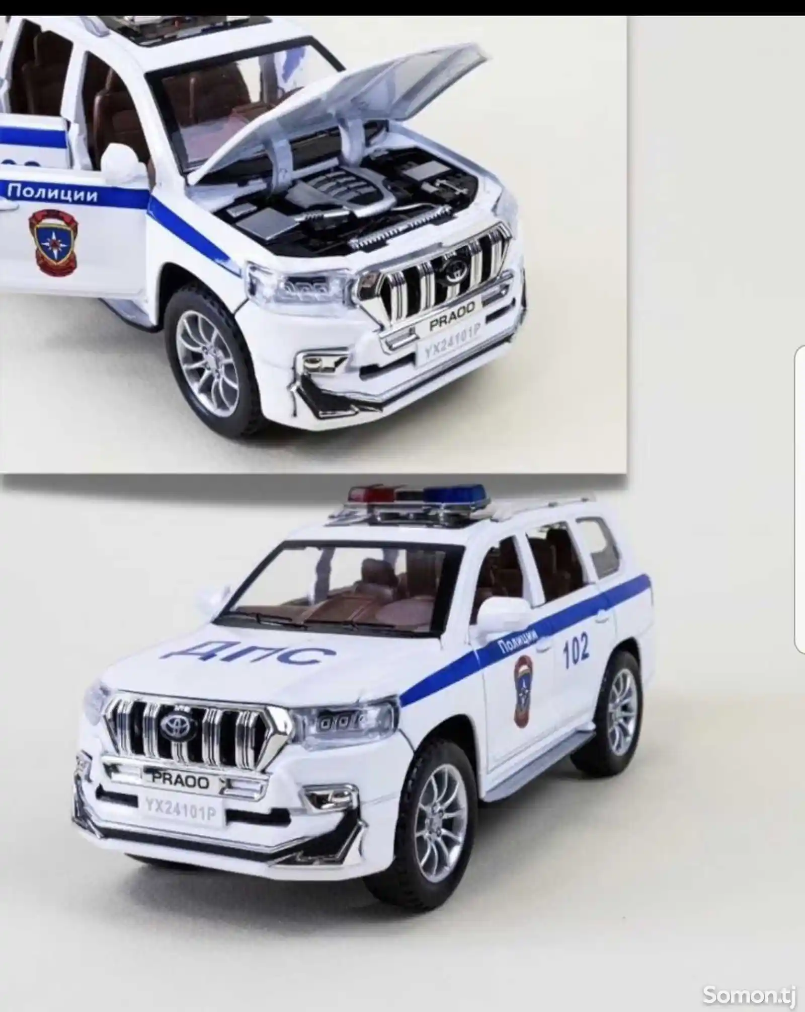 Металлическая машинка на Toyota Prado-2