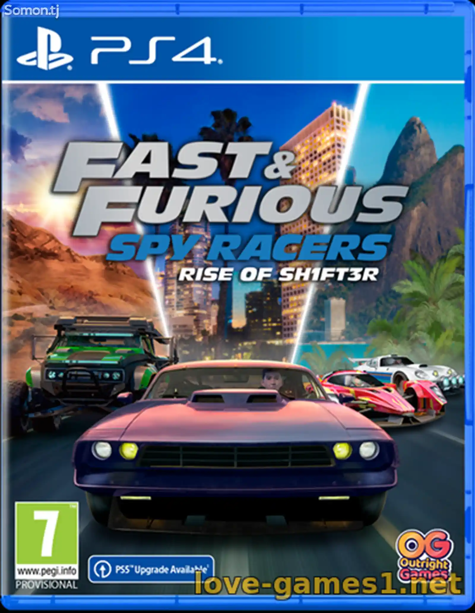 Игра Fast and furious spy racers для PS-4 / 5.05 / 6.72 / 7.02 / 7.5-1