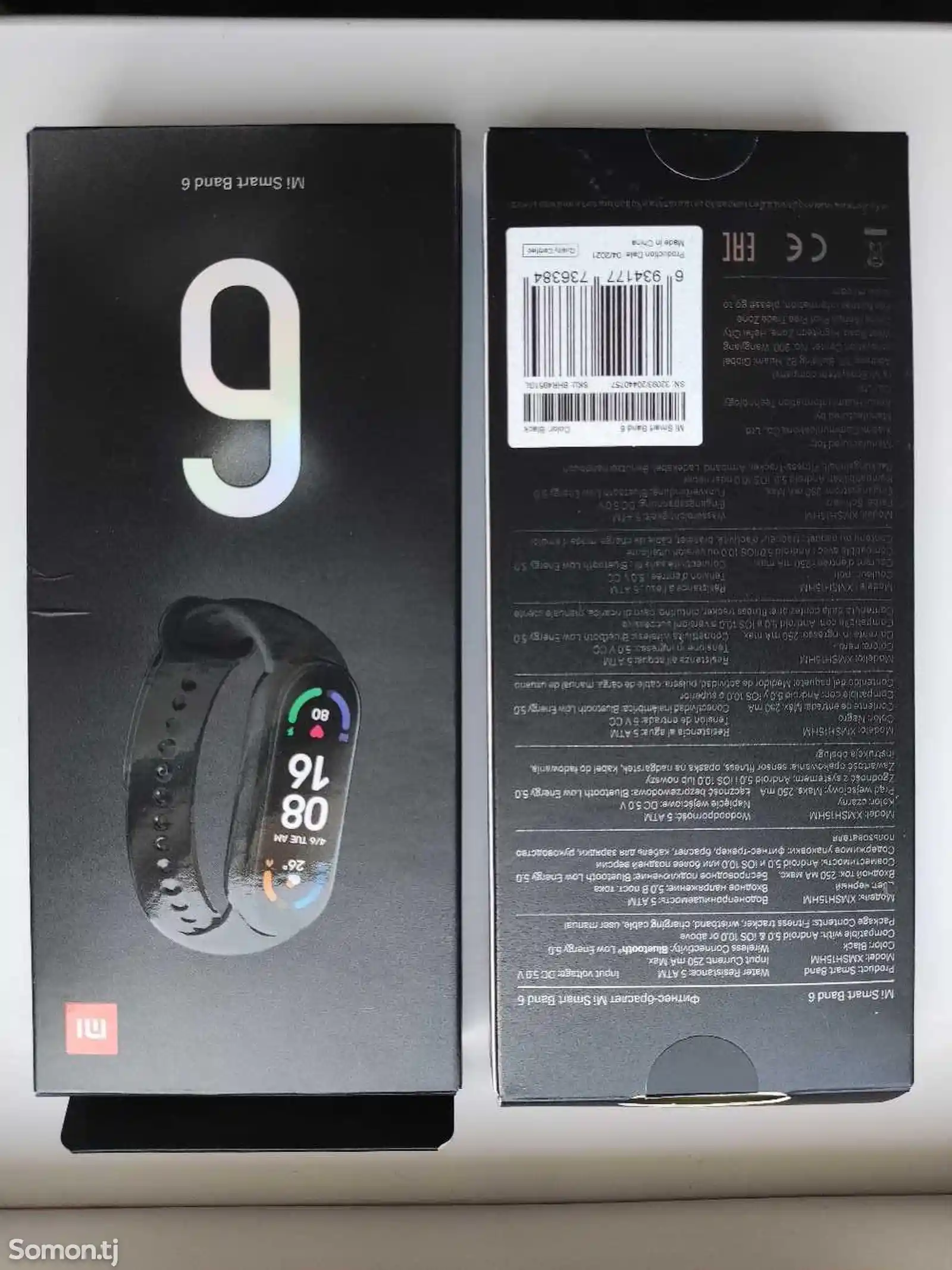 Смарт часы Xiaomi Mi band 6-2