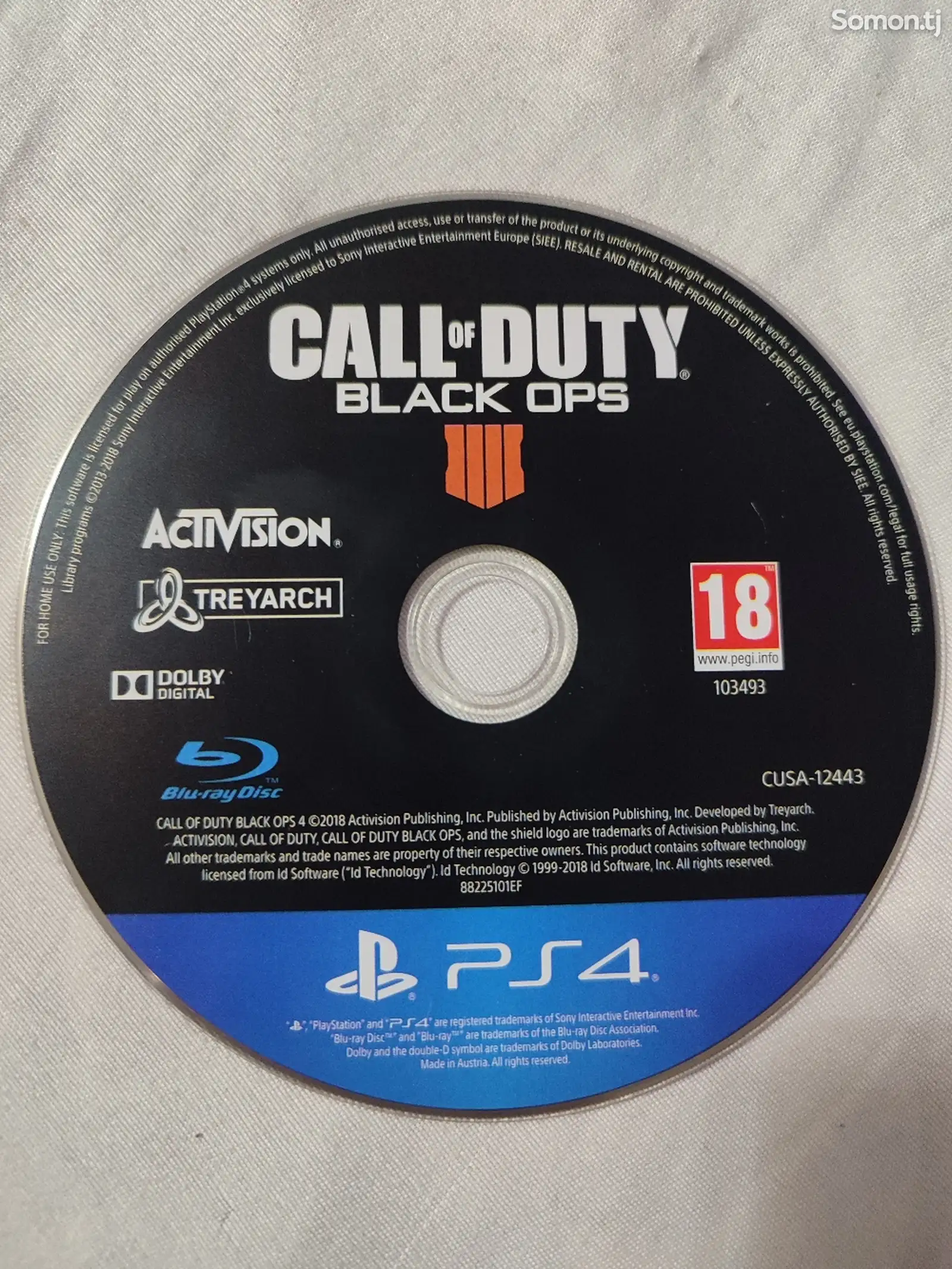 Игра Call of Duty Black Ops 3 для PS4