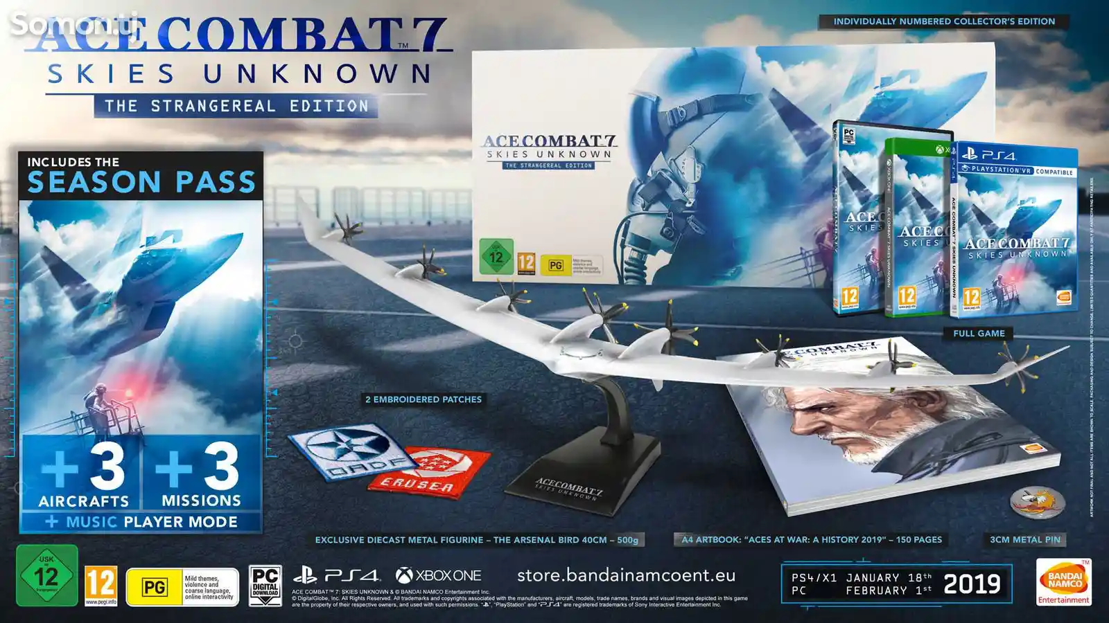 Игра Ace Combat 7 Skies Unknown Deluxe Edition для Sony PS4-4