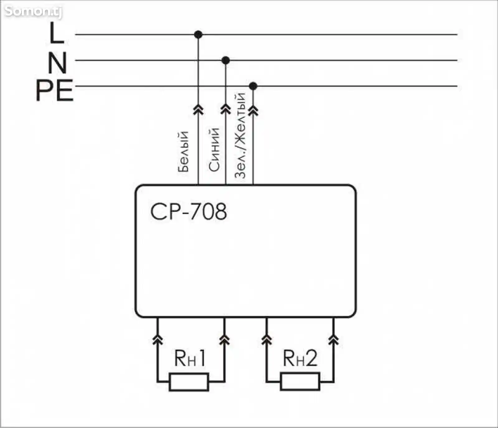 Реле напряжения для однофазной сети CP-708-4