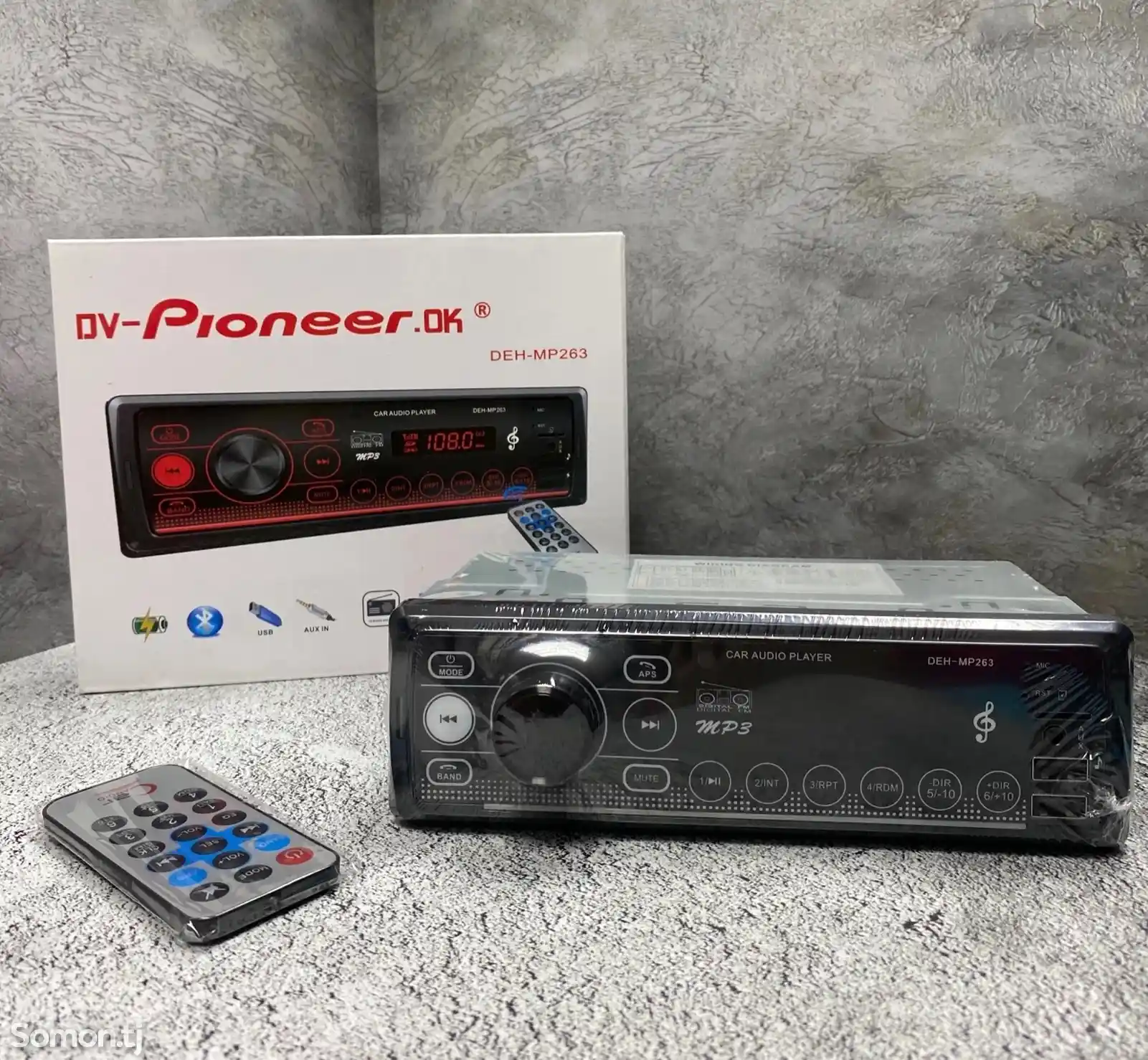 Автомагнитола Pioneer Bluetooth DEHMP263/264/266-3