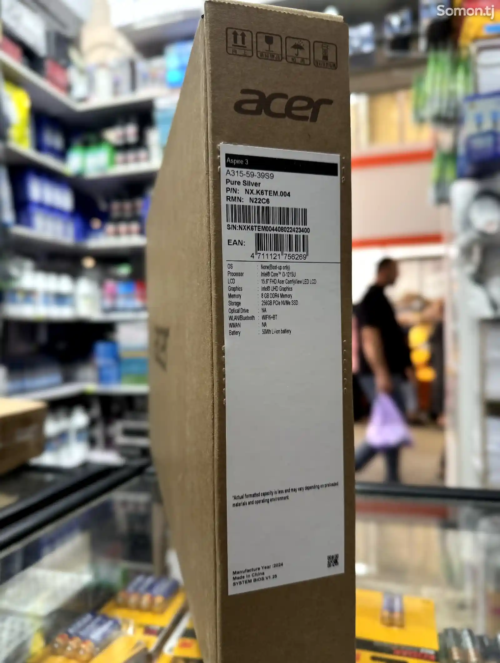 Ноутбук Acer aspire 3 core i3 12gen-4