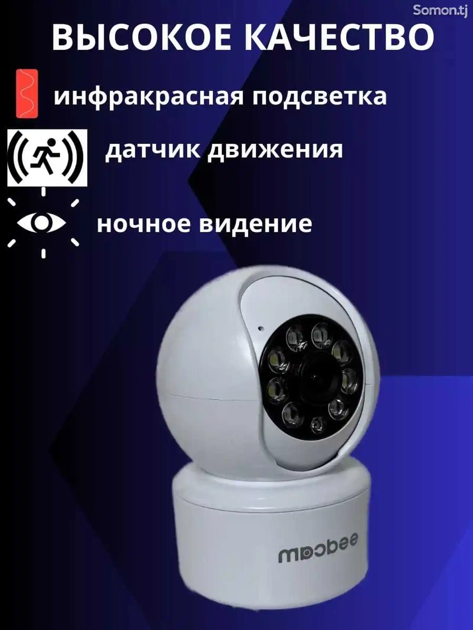 Камеры видеонаблюдения для дома и улицы поворотная с wifi-8