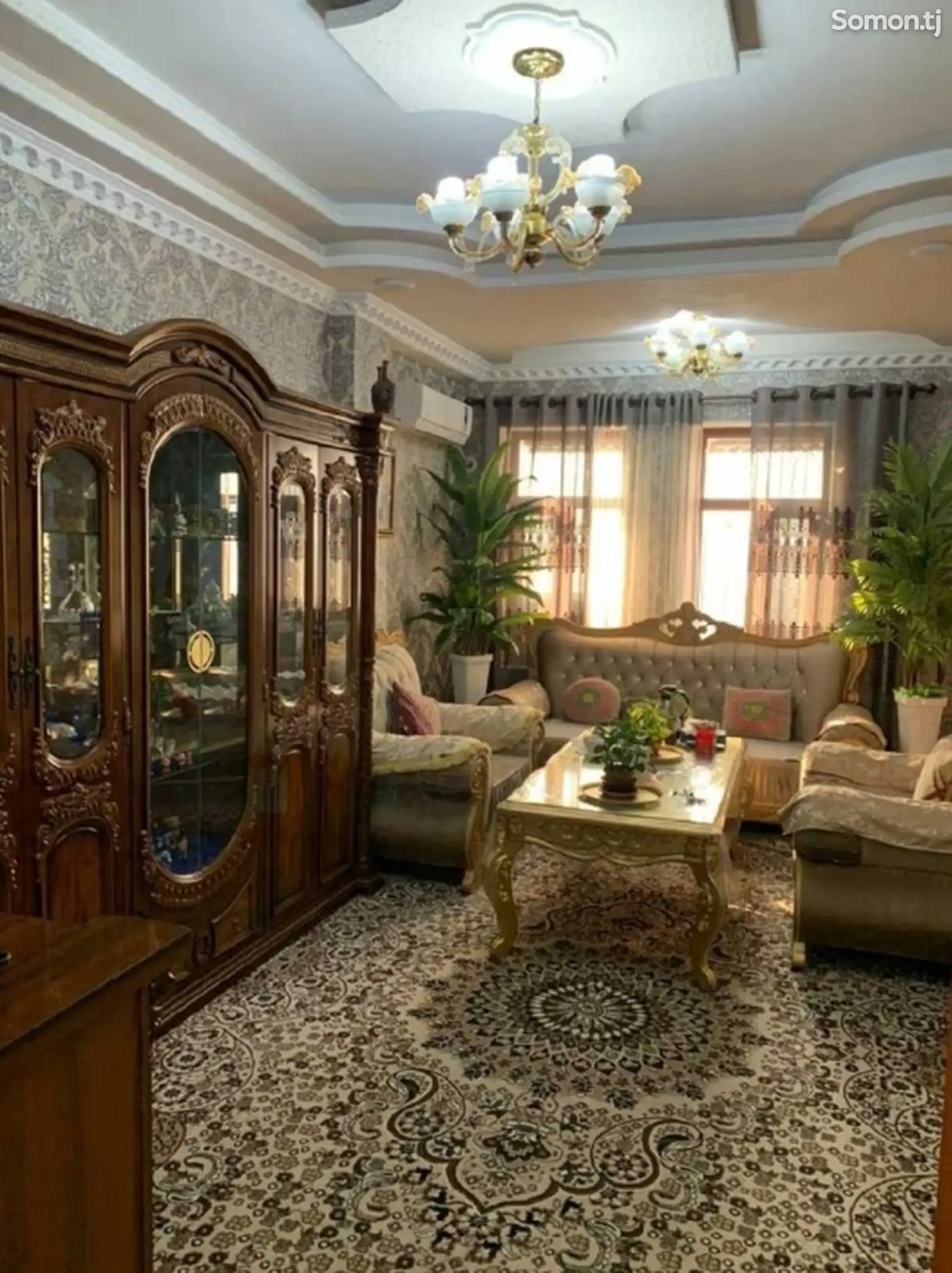 3-комн. квартира, 9 этаж, 60м², Исмоили Сомони-1