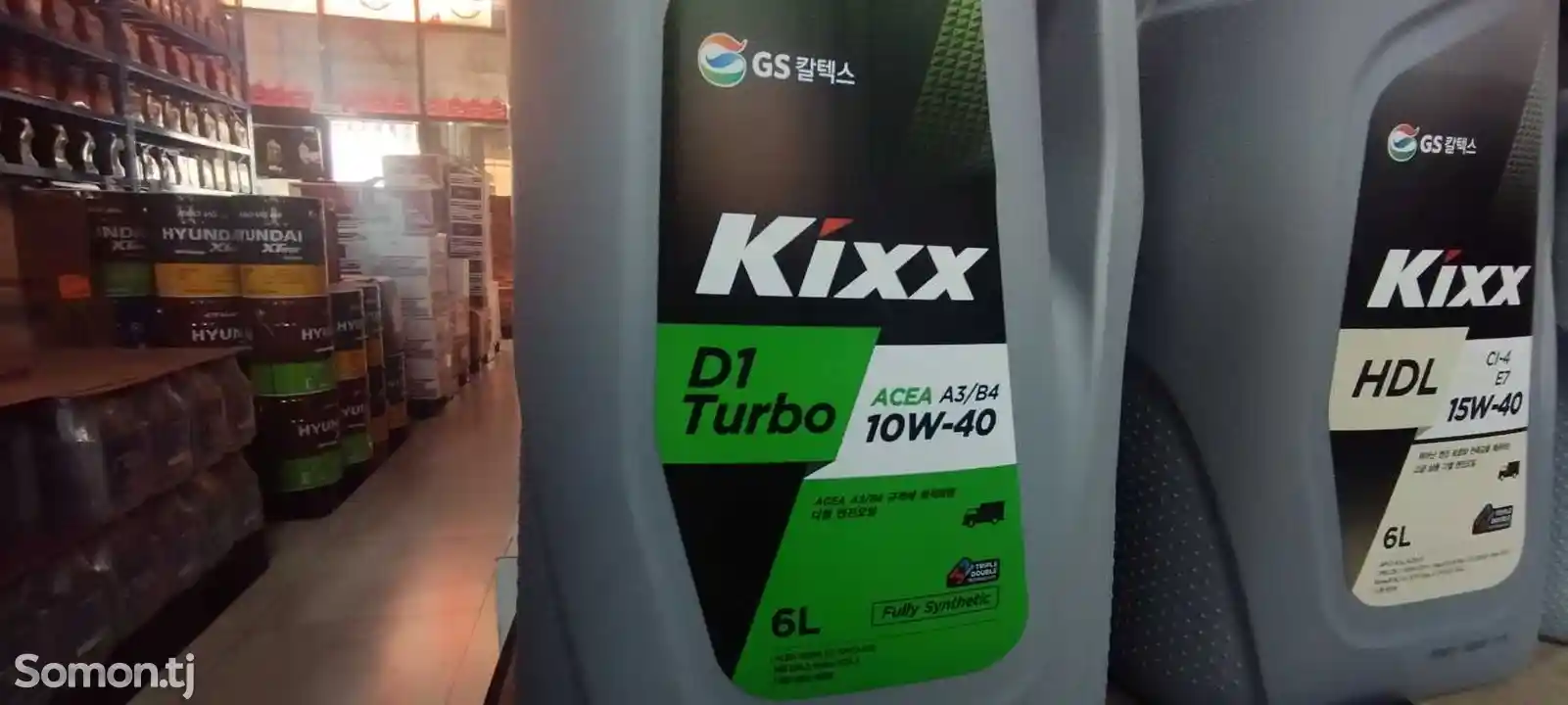 Моторное масло Kixx 10w40 6L-2
