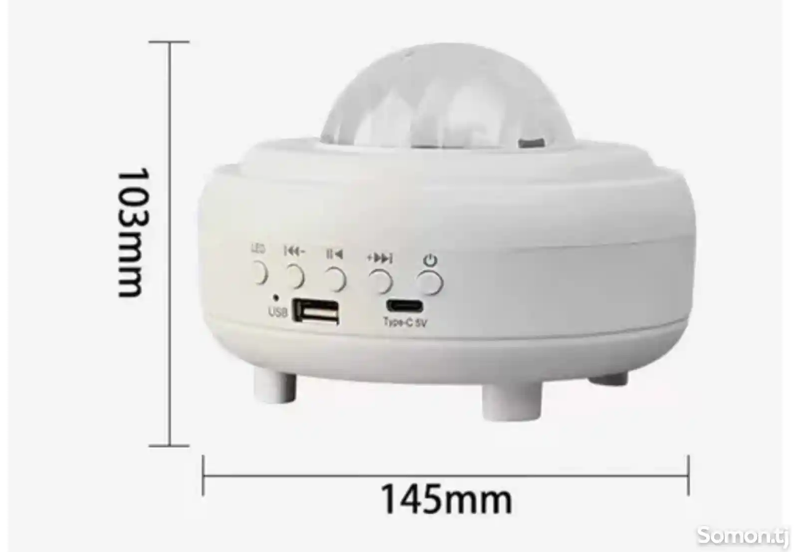 Цветомузыка, проектор ночной галактика, с Bluetooth и пультом-6