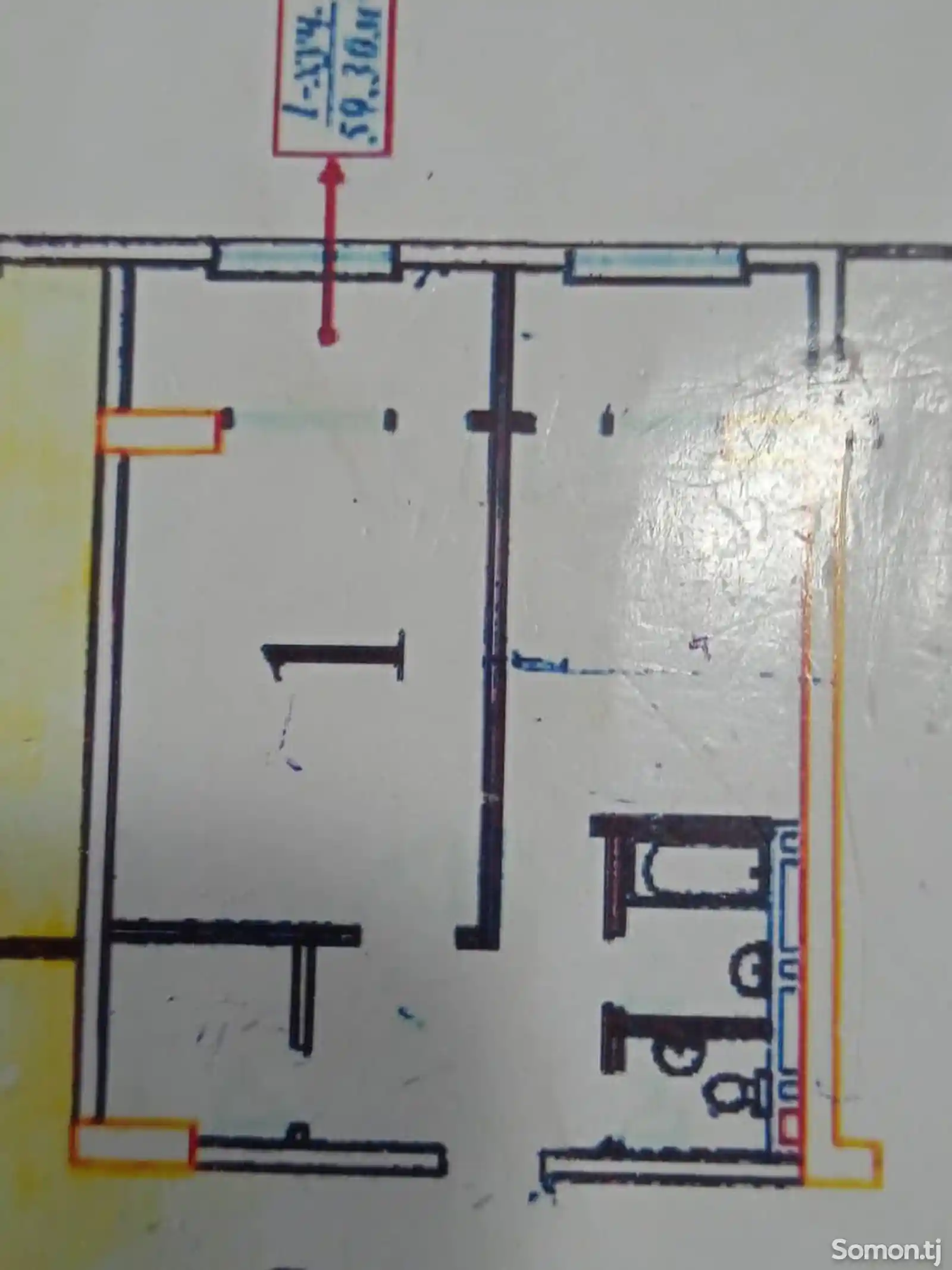 2-комн. квартира, 7 этаж, 62 м², Фирдавси-2