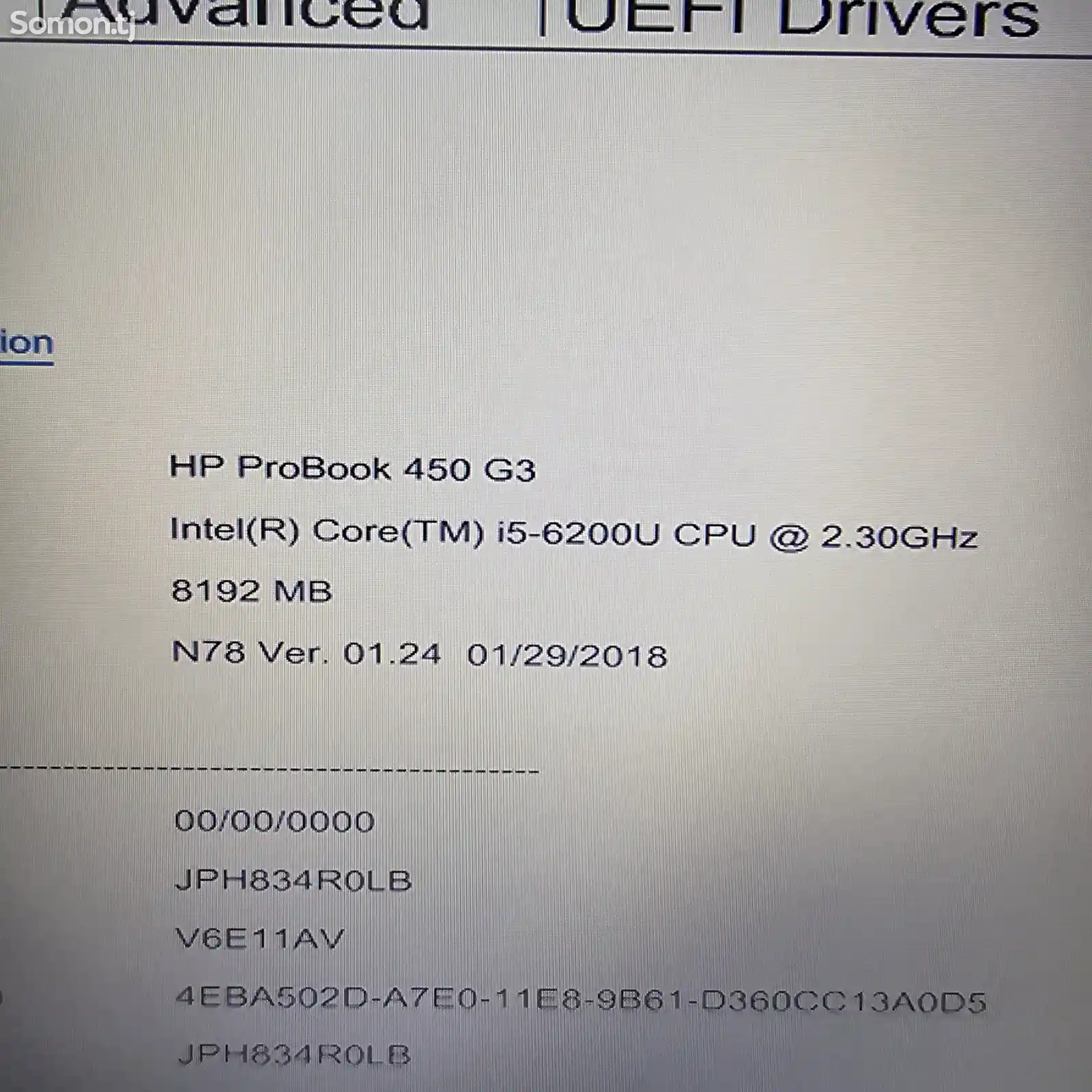 Ноутбук Hp 650 G3 intel i5-6200U-2