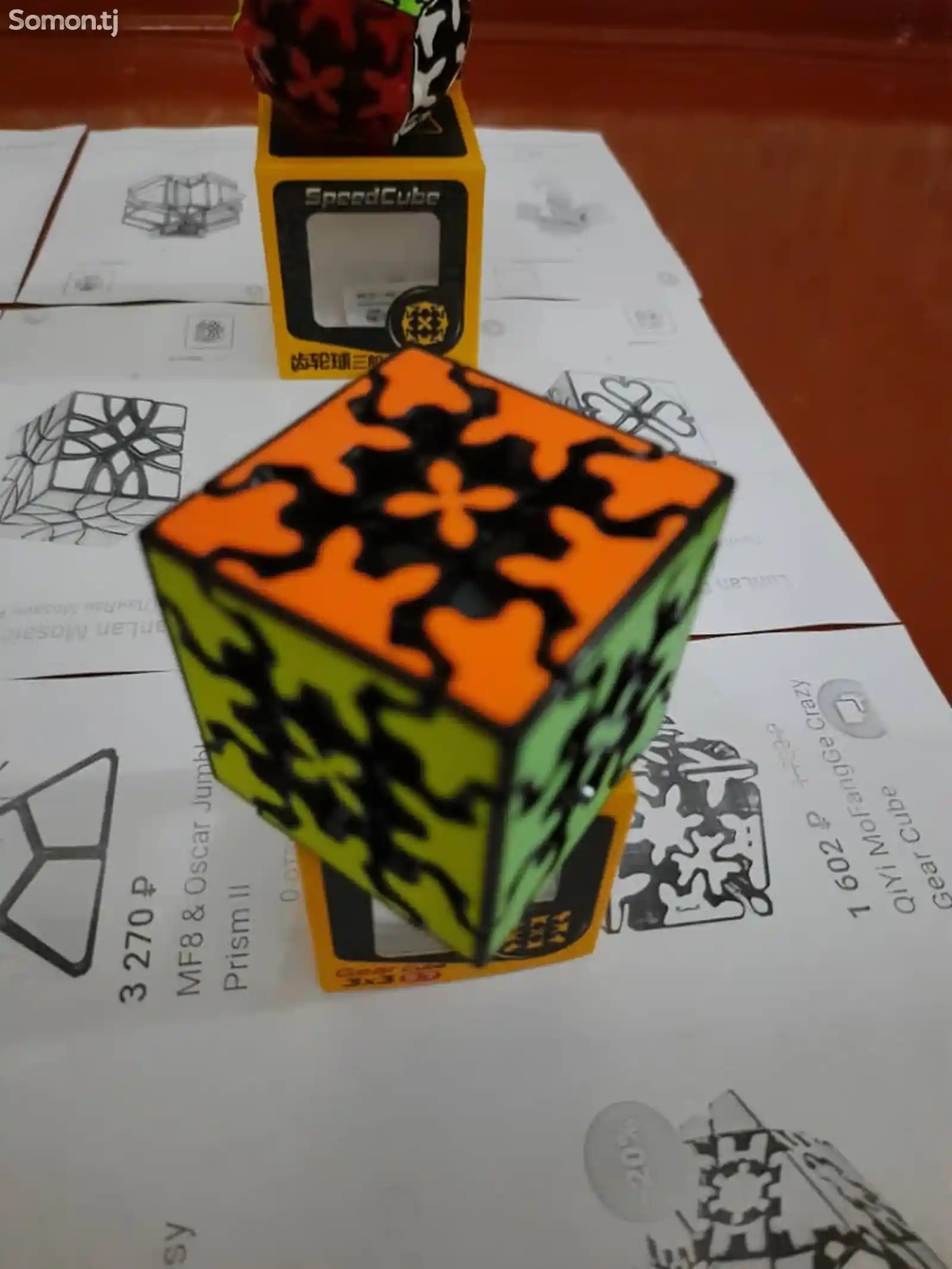 Шестерёнчатый куб кубика Рубика 3х3х3, Gear cube-3