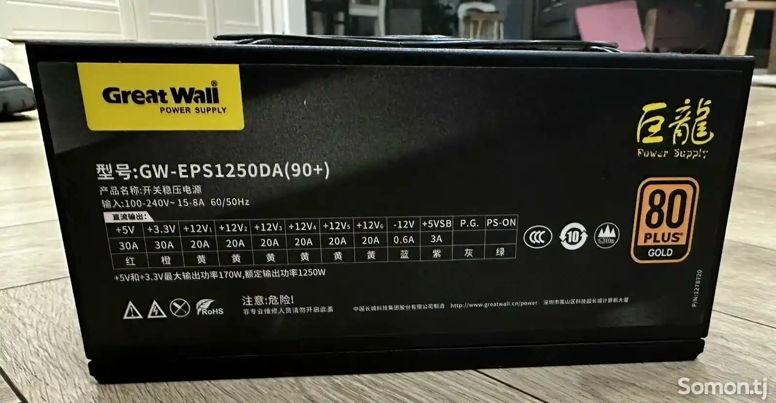 Блок питания Great Wall 1250W 80 Plus Gold-3