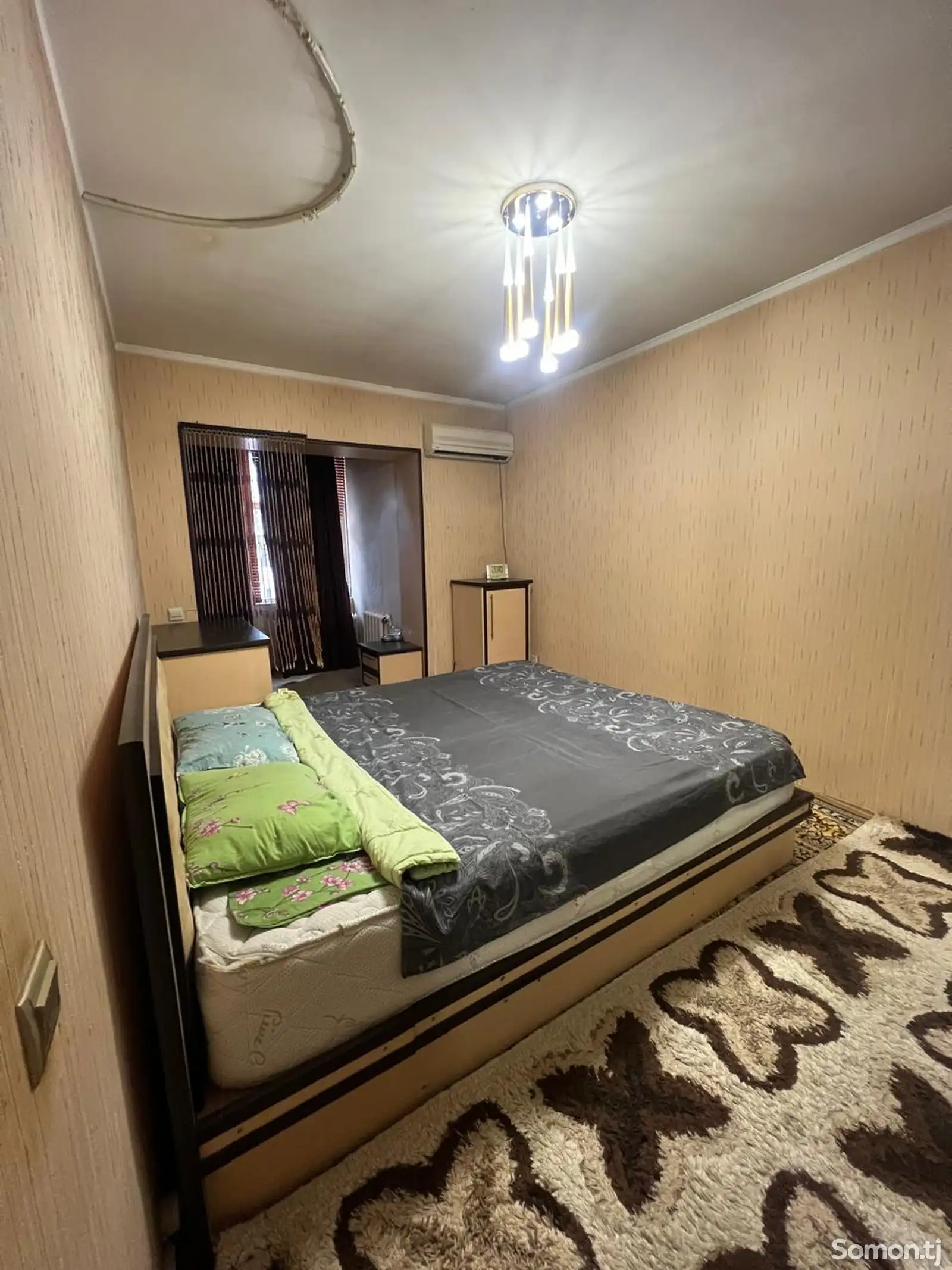 3-комн. квартира, 4 этаж, 100м², Сомони-3