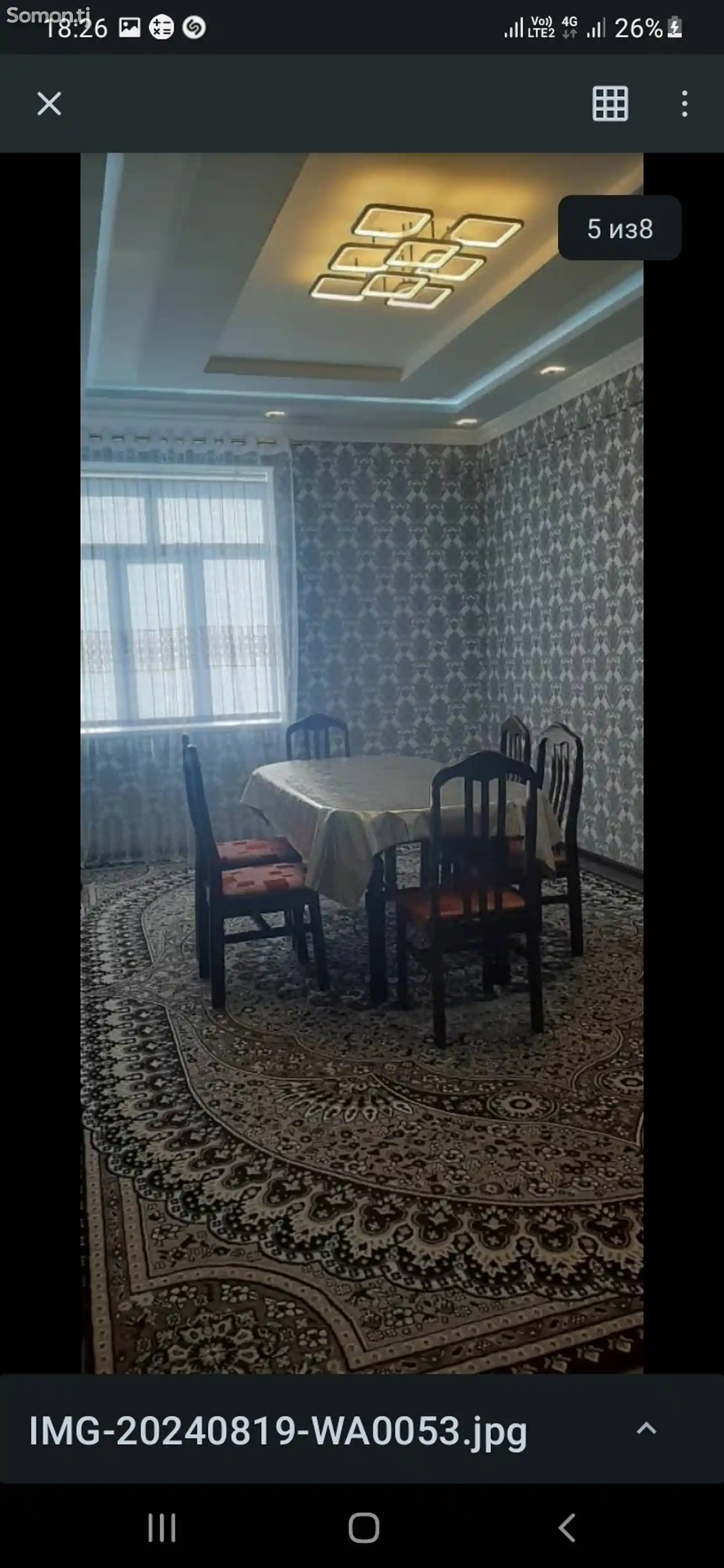 3-комн. квартира, 4 этаж, 60м², шолками-6