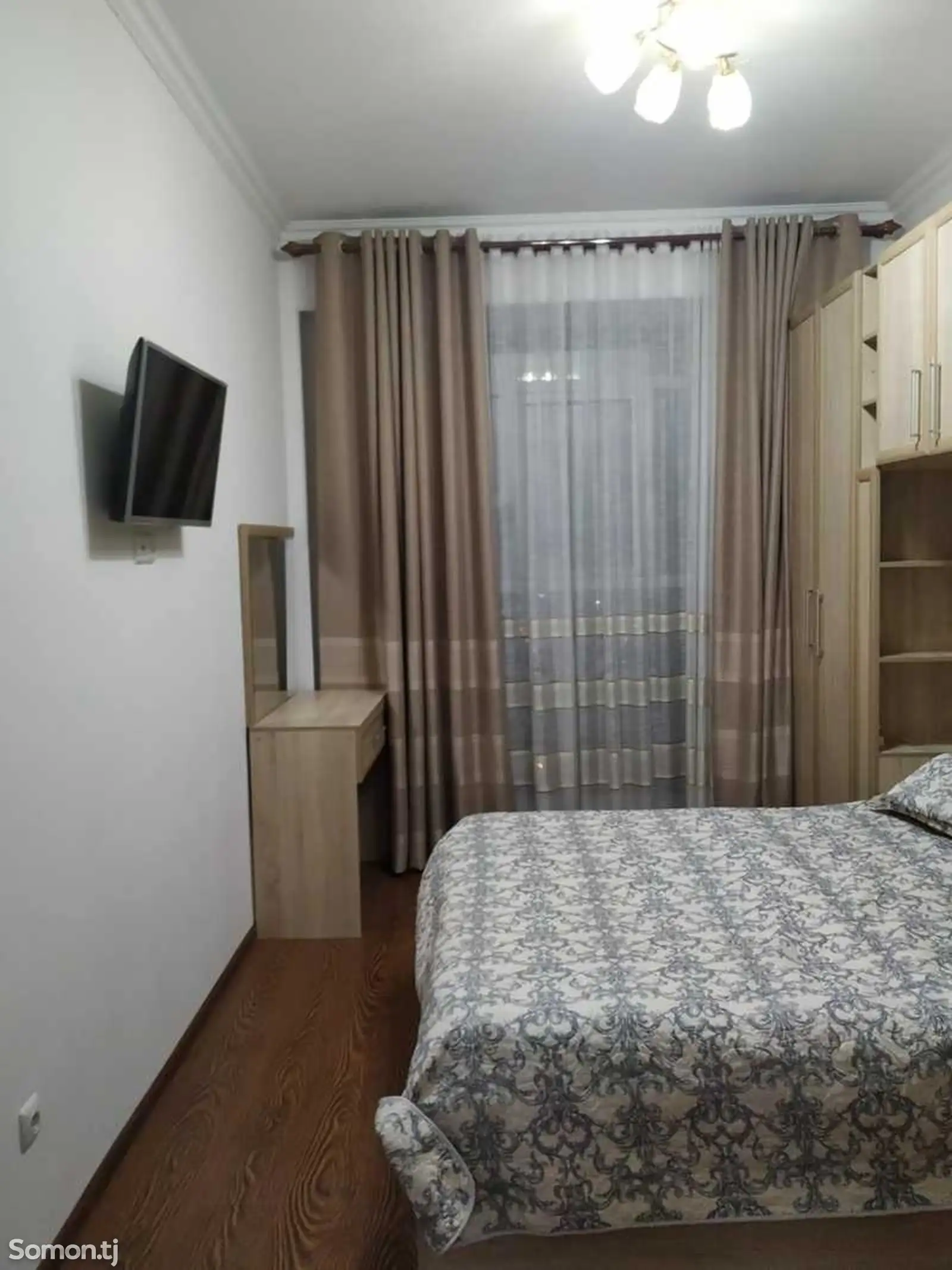 2-комн. квартира, 12 этаж, 70м², Сомони-1