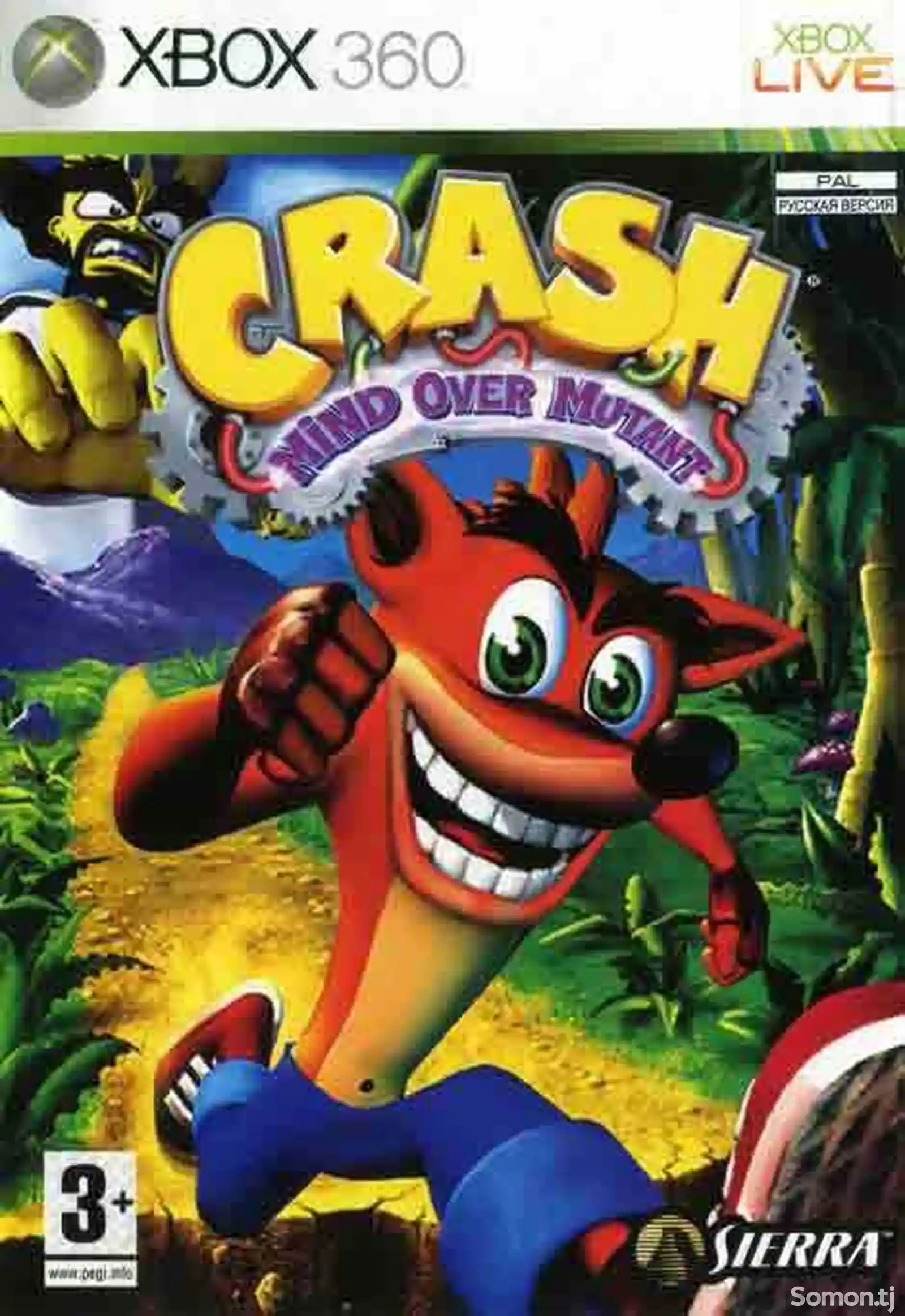 Игра Crash bandicoot mind over mutant для прошитых Xbox 360