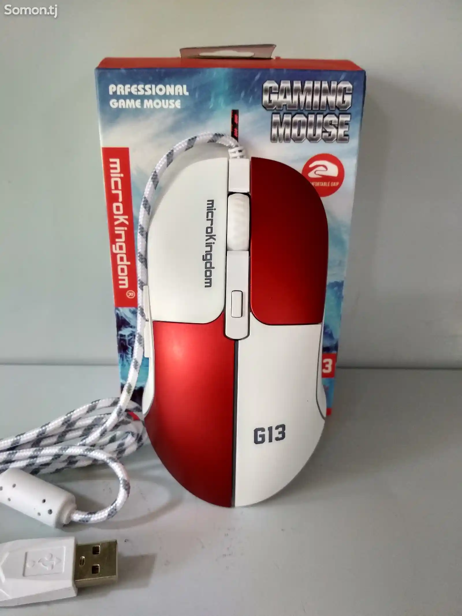 Профессиональная игровая мышка Microkingdom G13 с RGB подсветкой-5