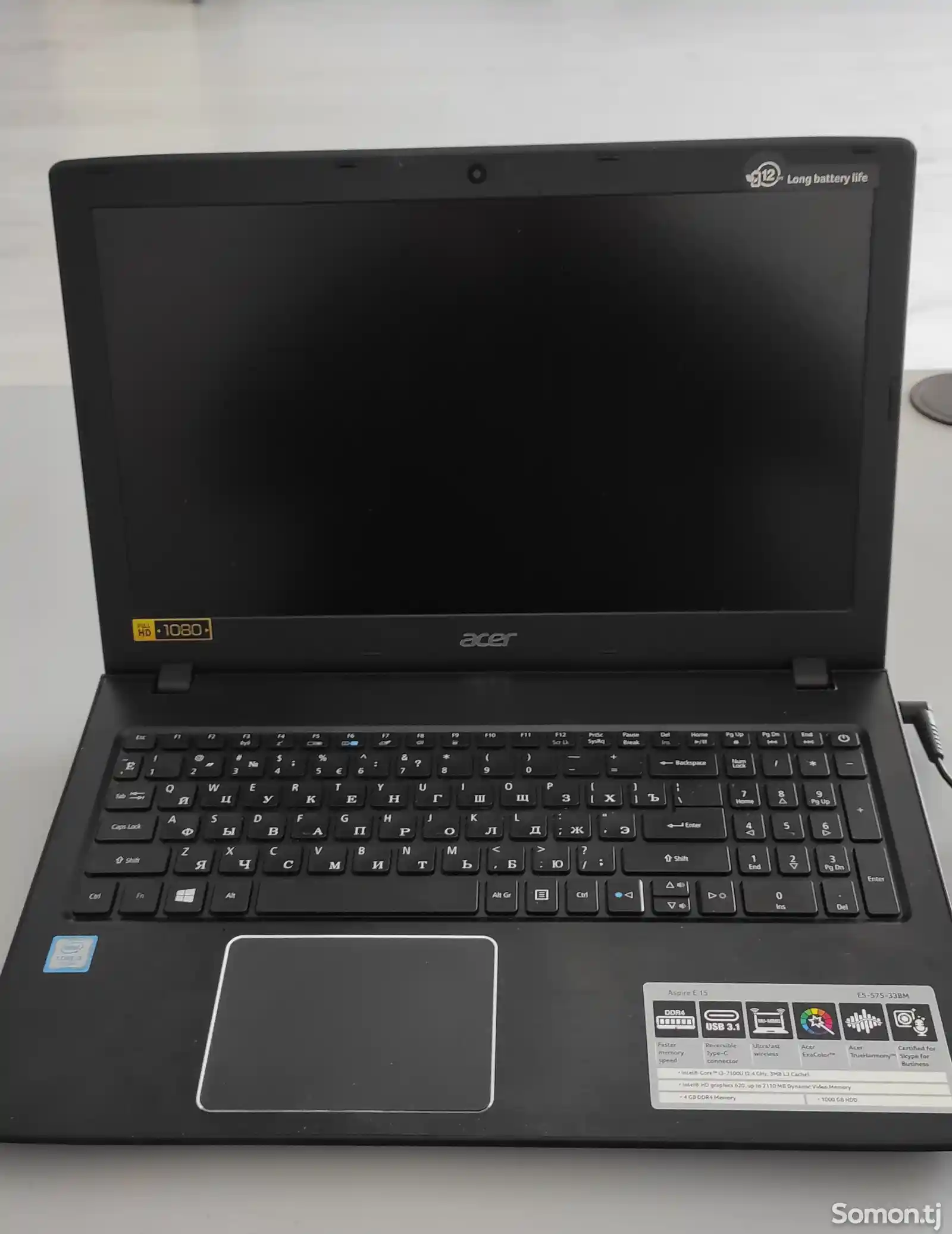 Ноутбук Acer Intel Core i3-1