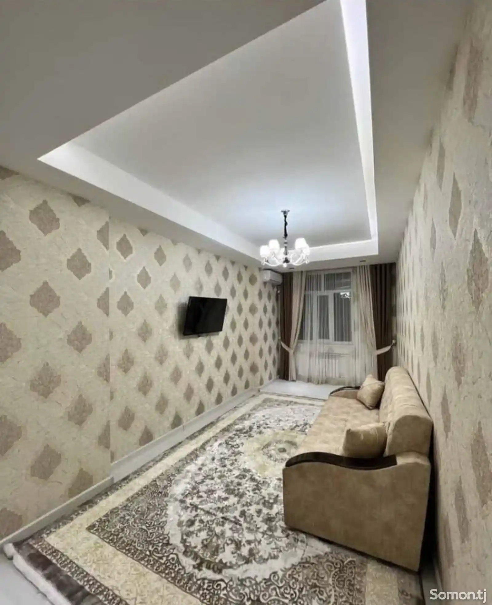 2-комн. квартира, 8 этаж, 60м², И. Сомони-1