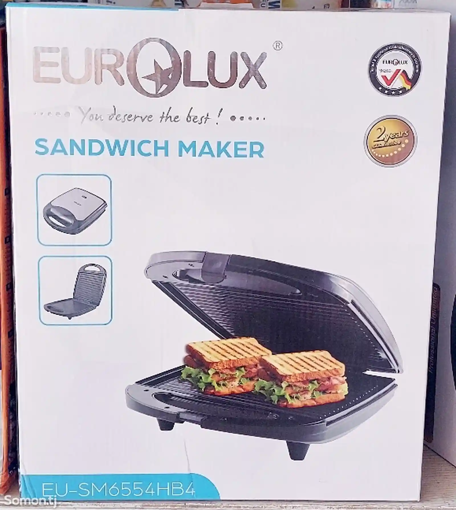 Тостер для сэндвичей Eurolux-6554HB4-1
