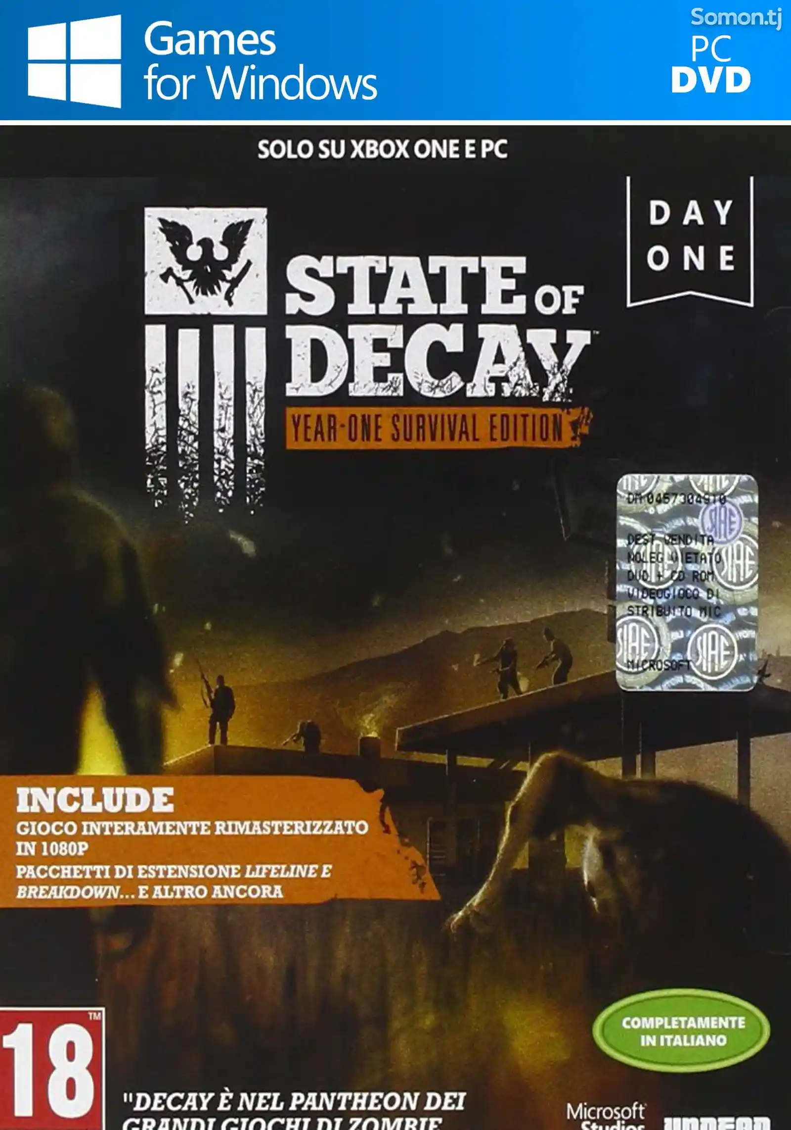 Игра State of decay year one survival edition для компьютера-пк-pc-1