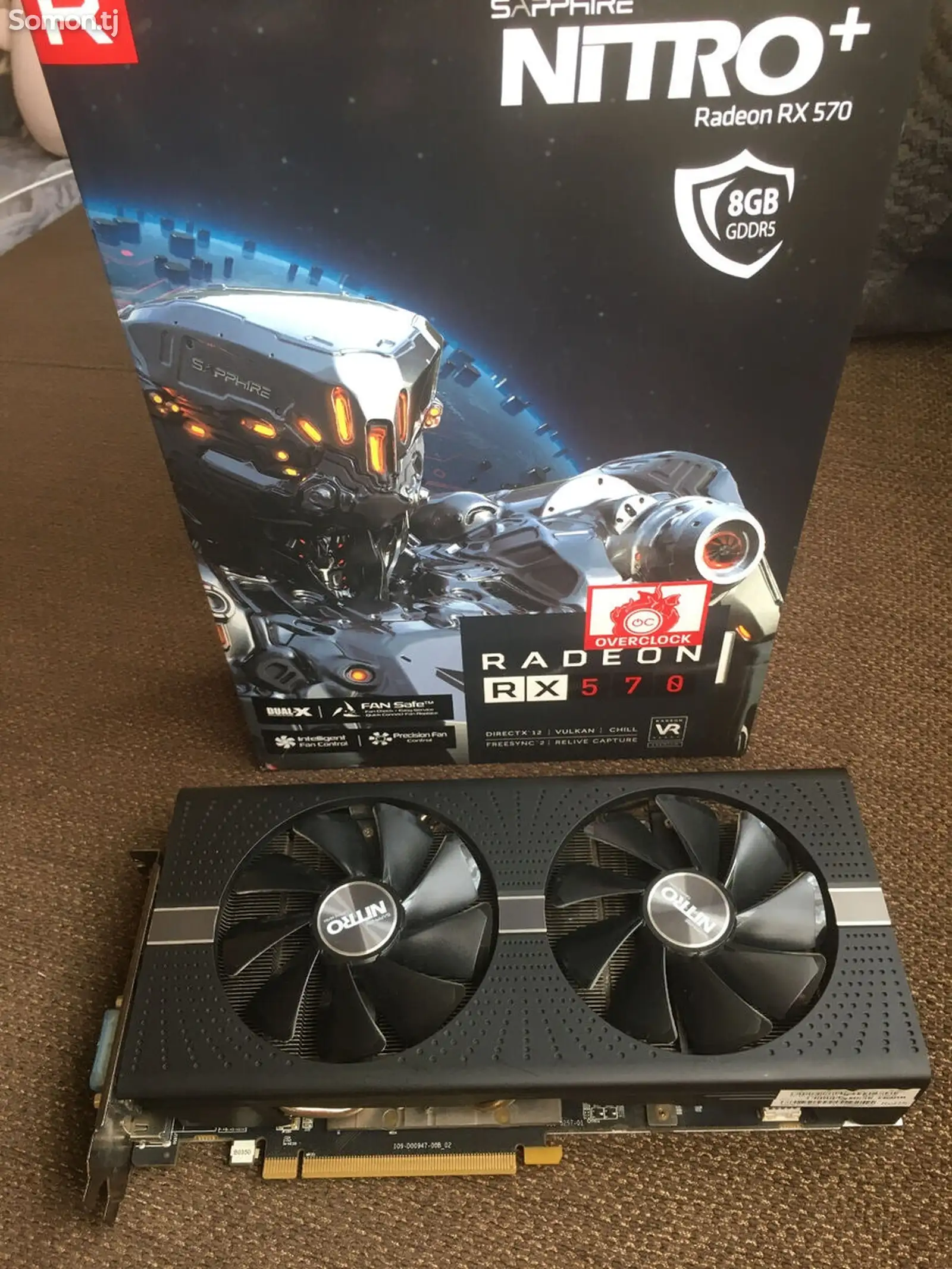 Видеокарта AMD Radeon RX 570 8GB Sapphire Nitro-1