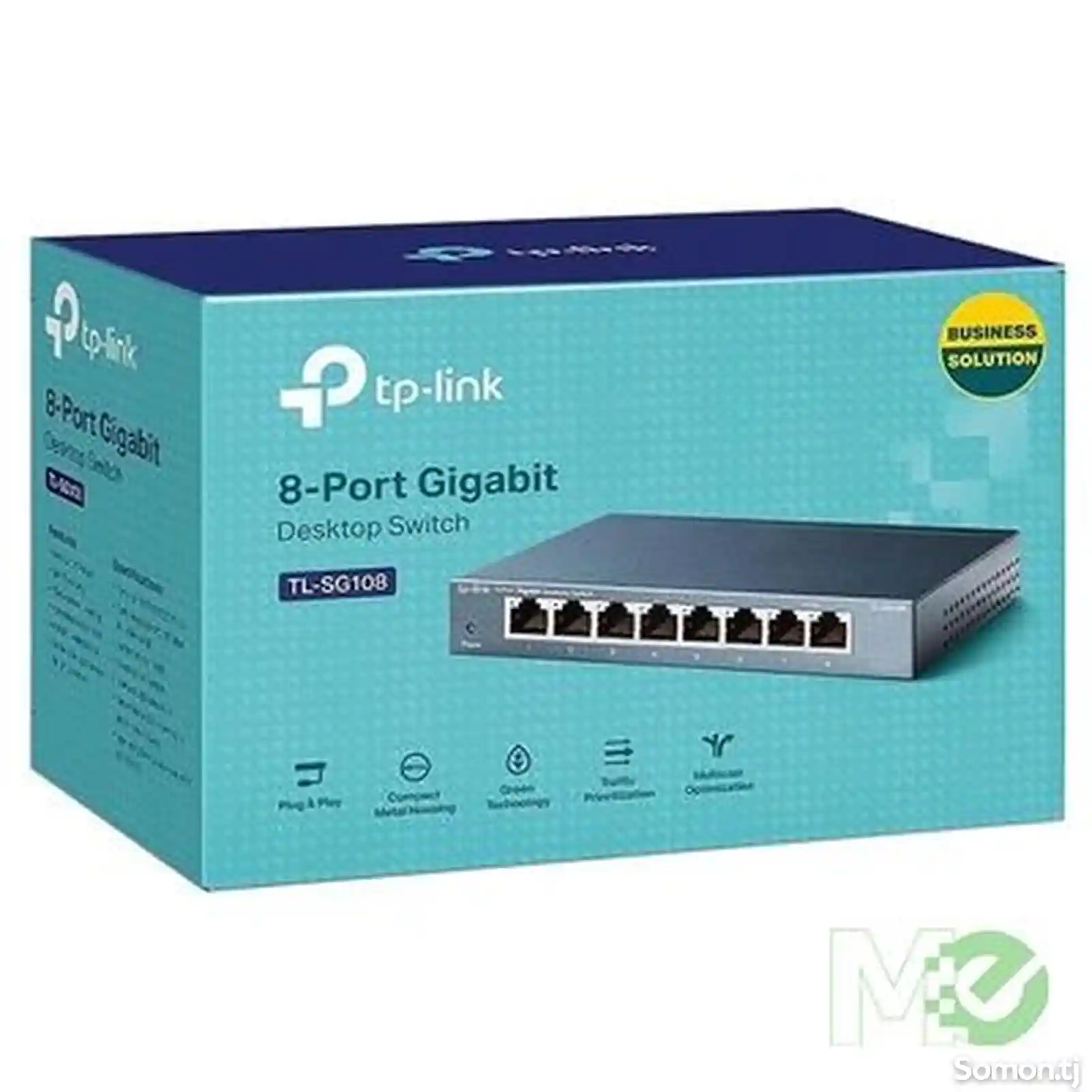 Коммутатор Hub 8-port TP-link Gigabit-3