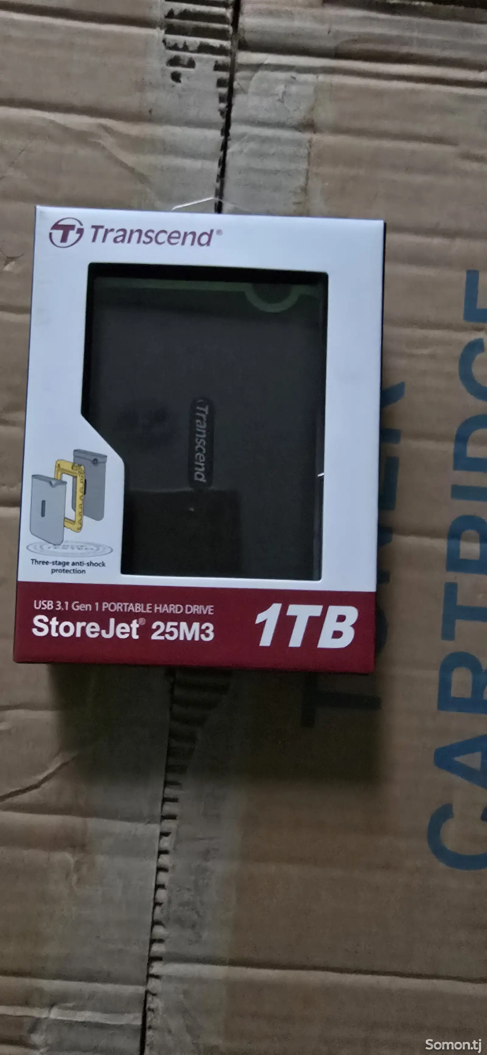 Внешний жесткий диск Hdd Transcend 1tb USB 3.1