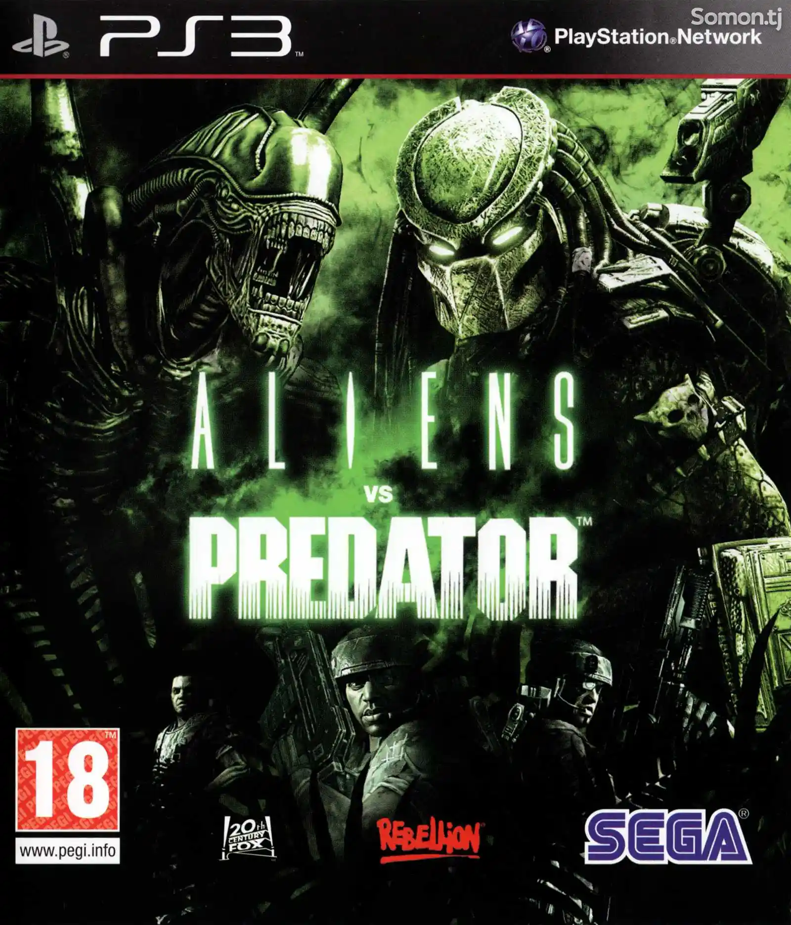 Игра Aliens vs Predator для Play Station-3