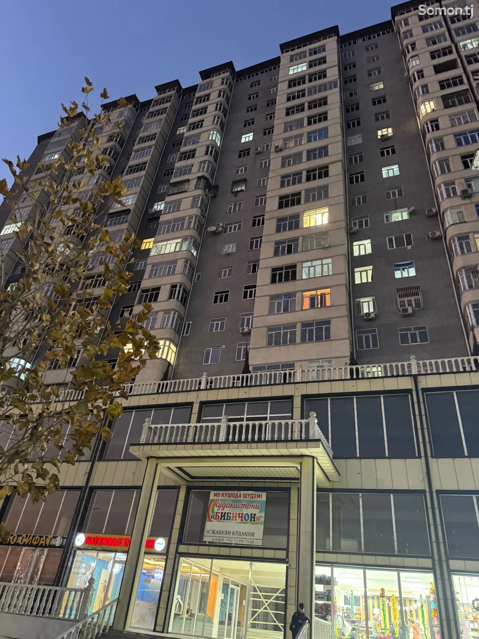 2-комн. квартира, 14 этаж, 55 м², Зарнисор-1