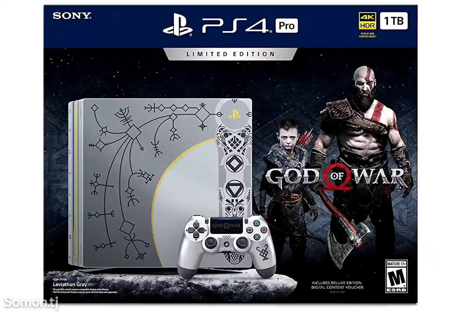 Игровая приставка PlayStation 4 Pro Limited Edition God of War 1TB / 6.72-2