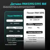 Беспроводная игровая мышь vgn vxe r1 сенсор paw3395-6