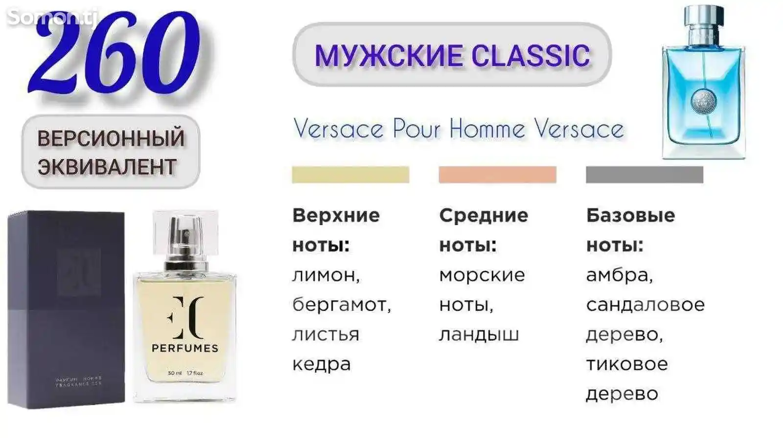Мужской парфюм Versace на заказ-2
